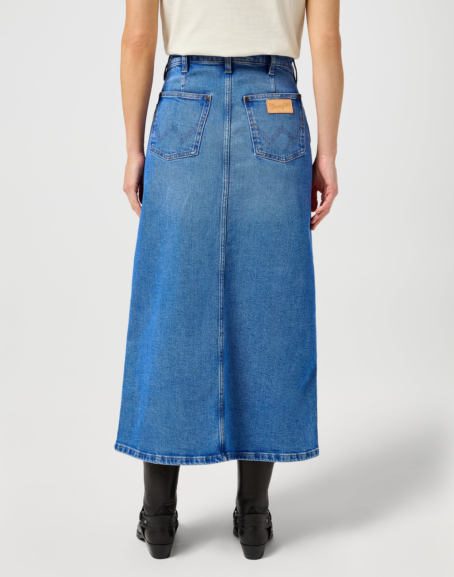 Maxi gonna in denim in Gonne amate un tempo Wrangler   