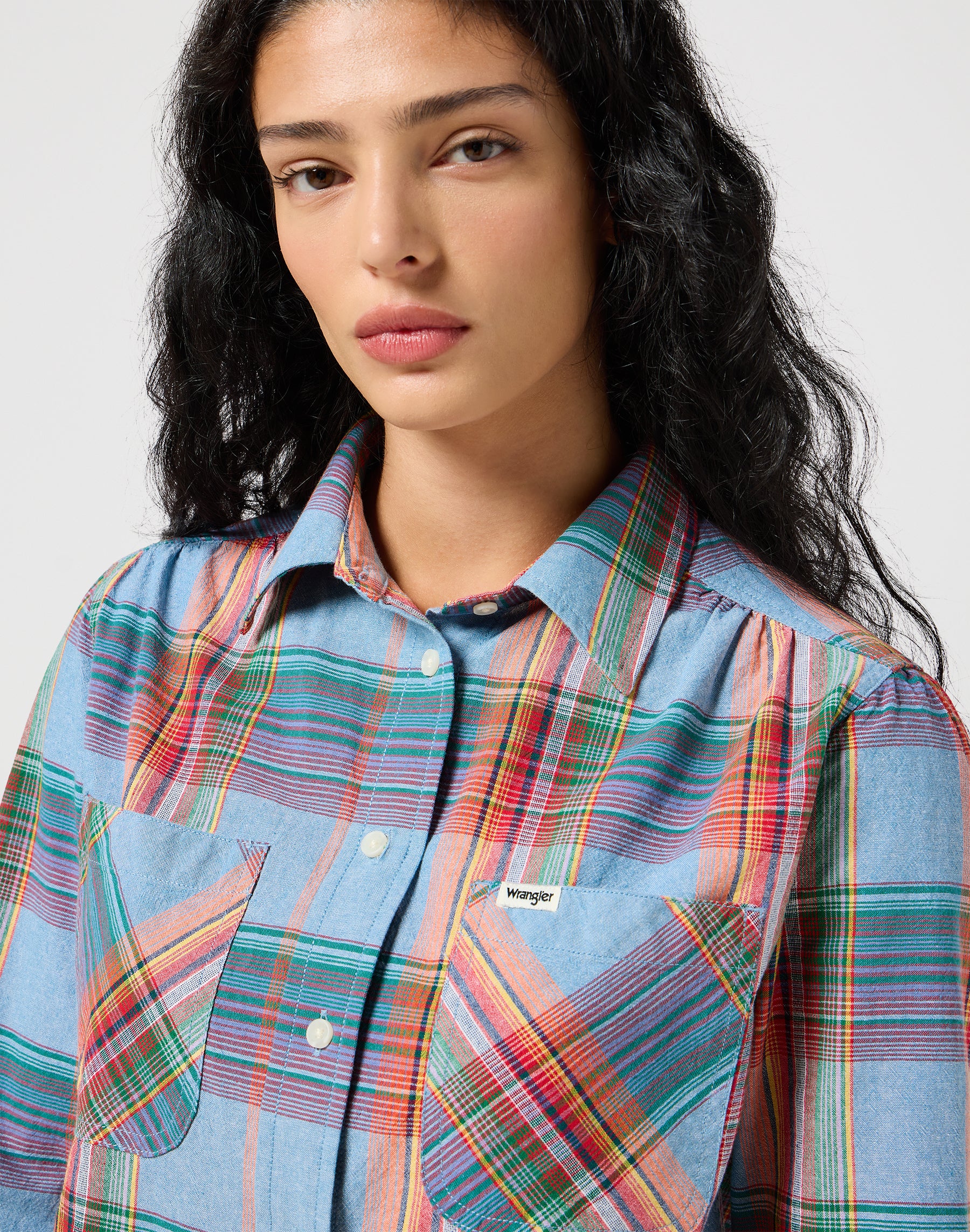 Western Camicia Femme in Indigo Camicie Wrangler   