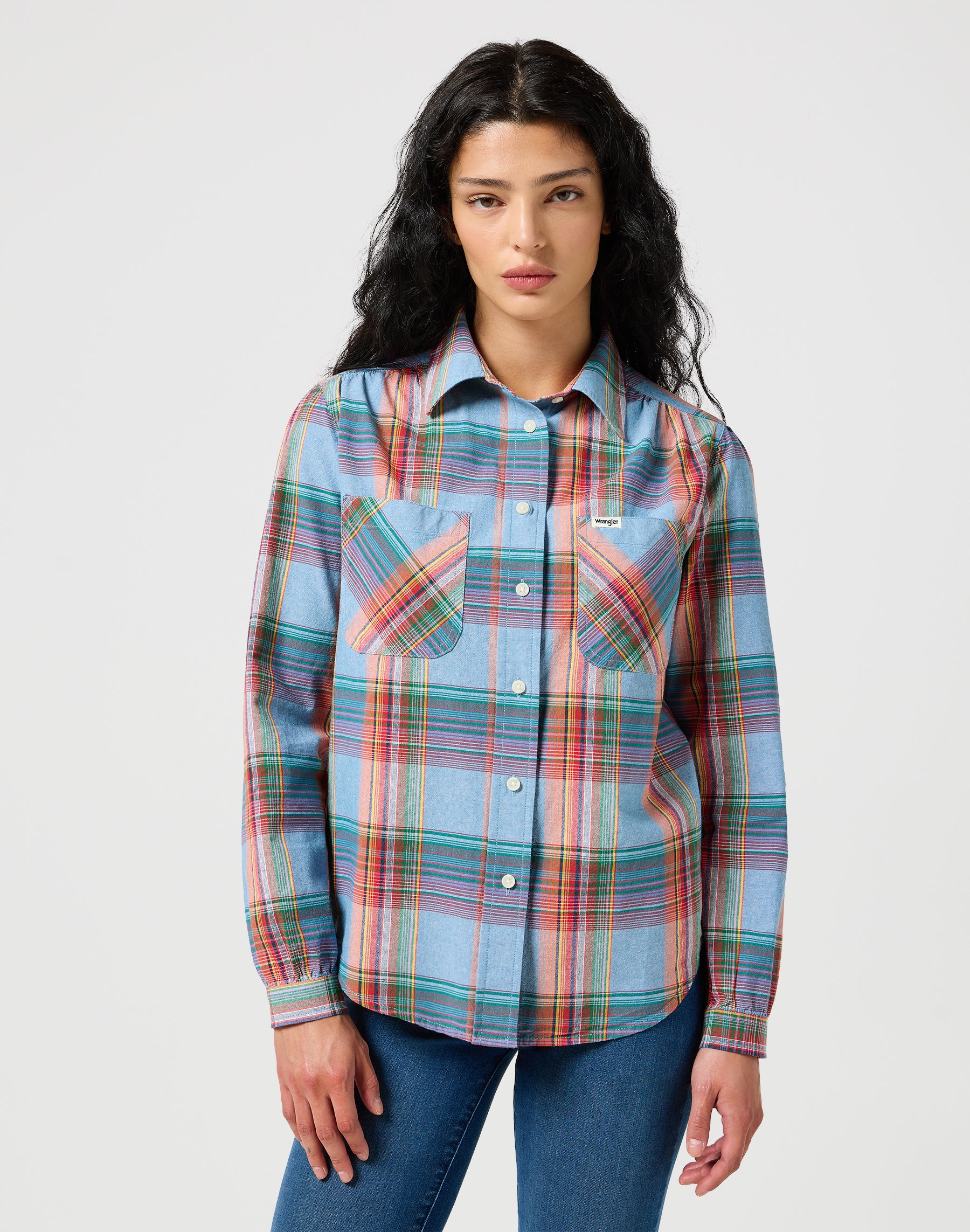 Western Camicia Femme in Indigo Camicie Wrangler   