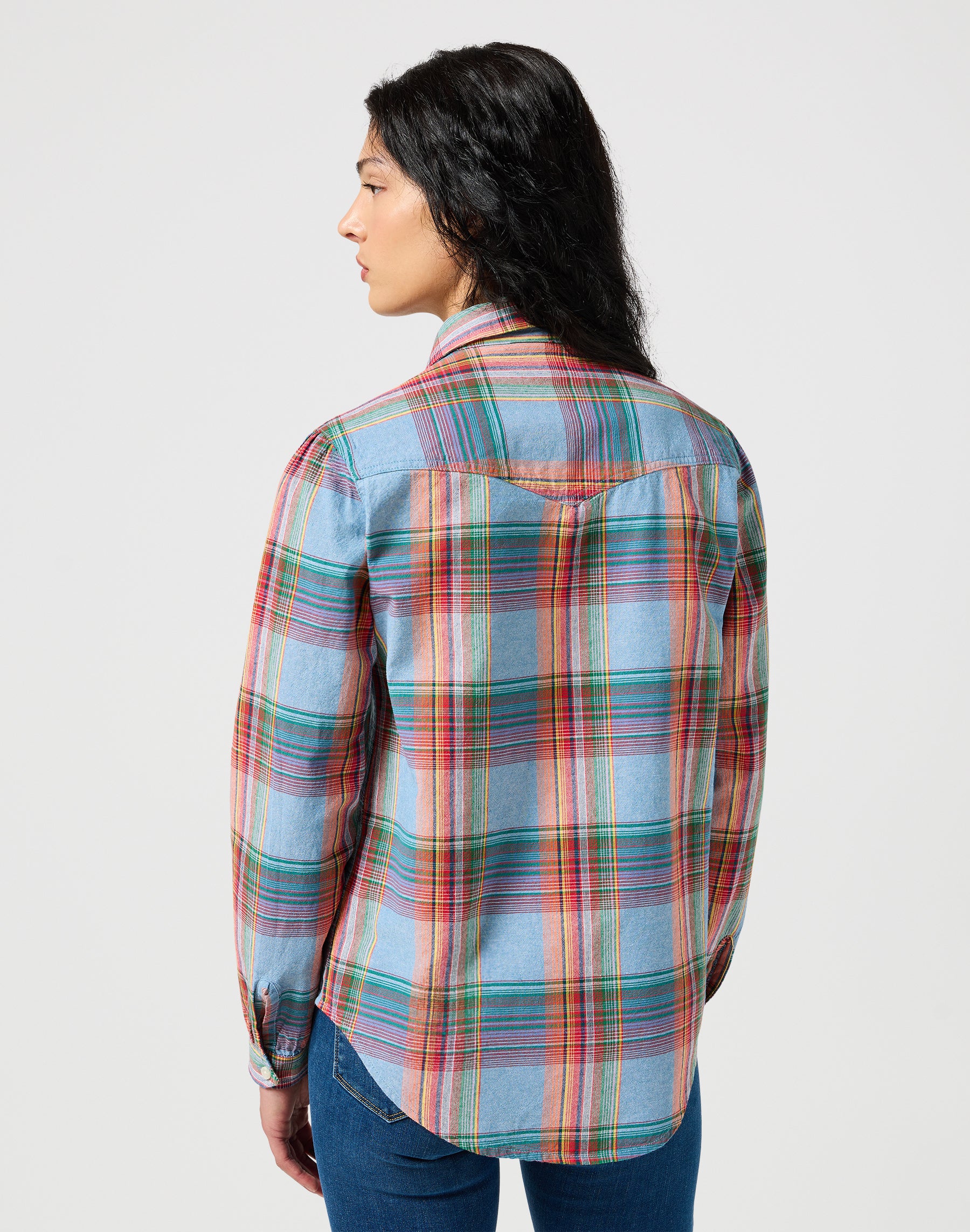 Western Camicia Femme in Indigo Camicie Wrangler   