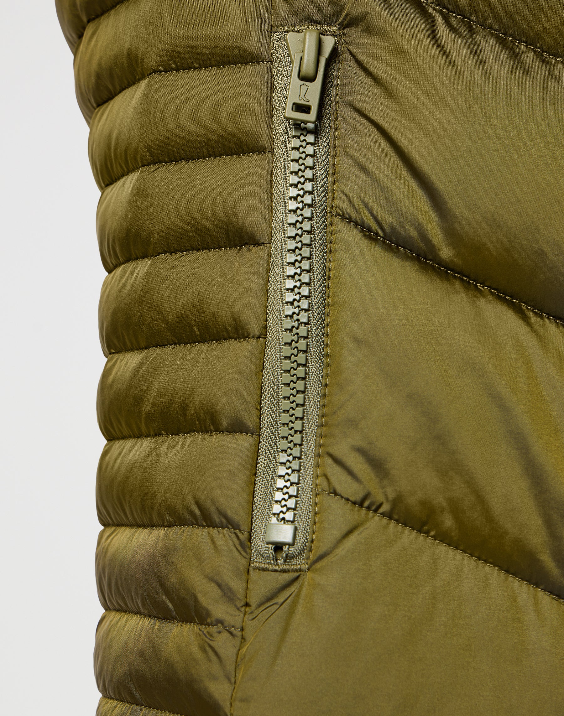 Giacca corta Puffer in verde edera Giacche Wrangler   