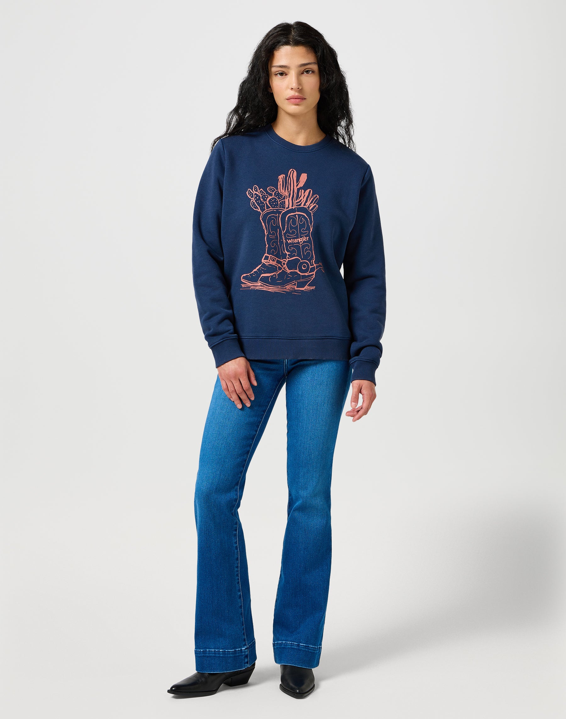 Maglioni Felpa regolare in Wrangler navy   