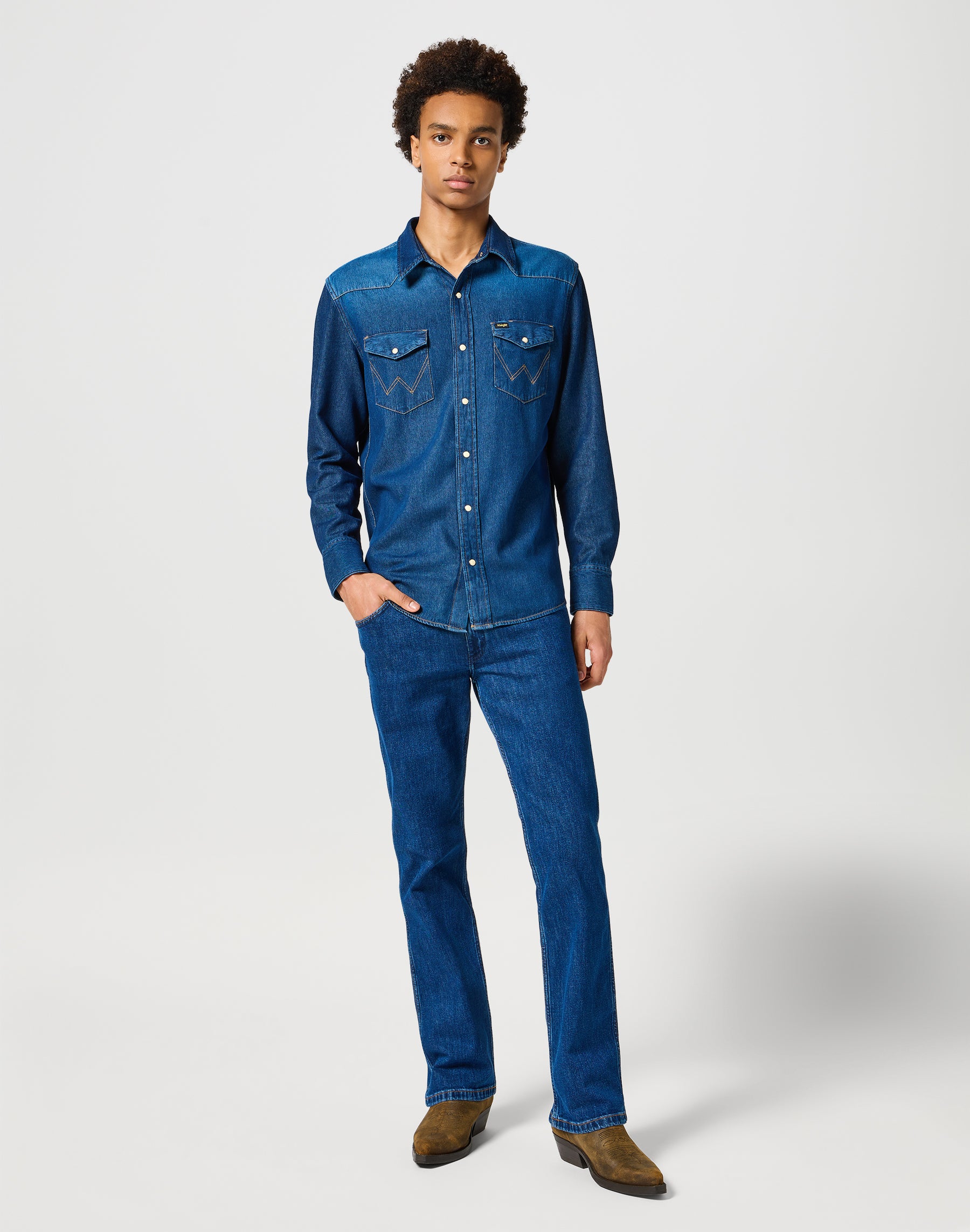 Jeans Horizon in Soft Fade Wrangler   