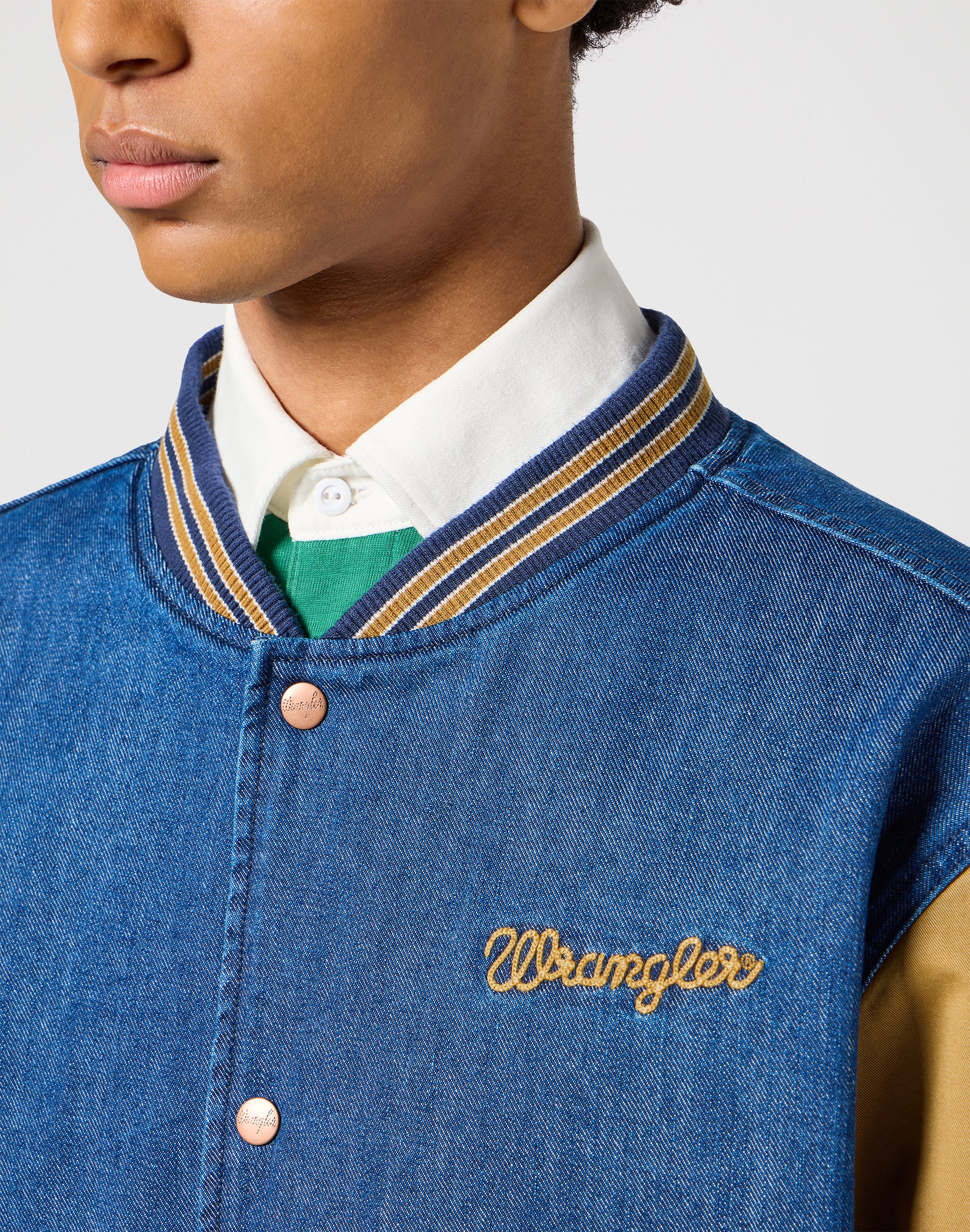 Giacca Varsity in Dijon Giacche Wrangler   