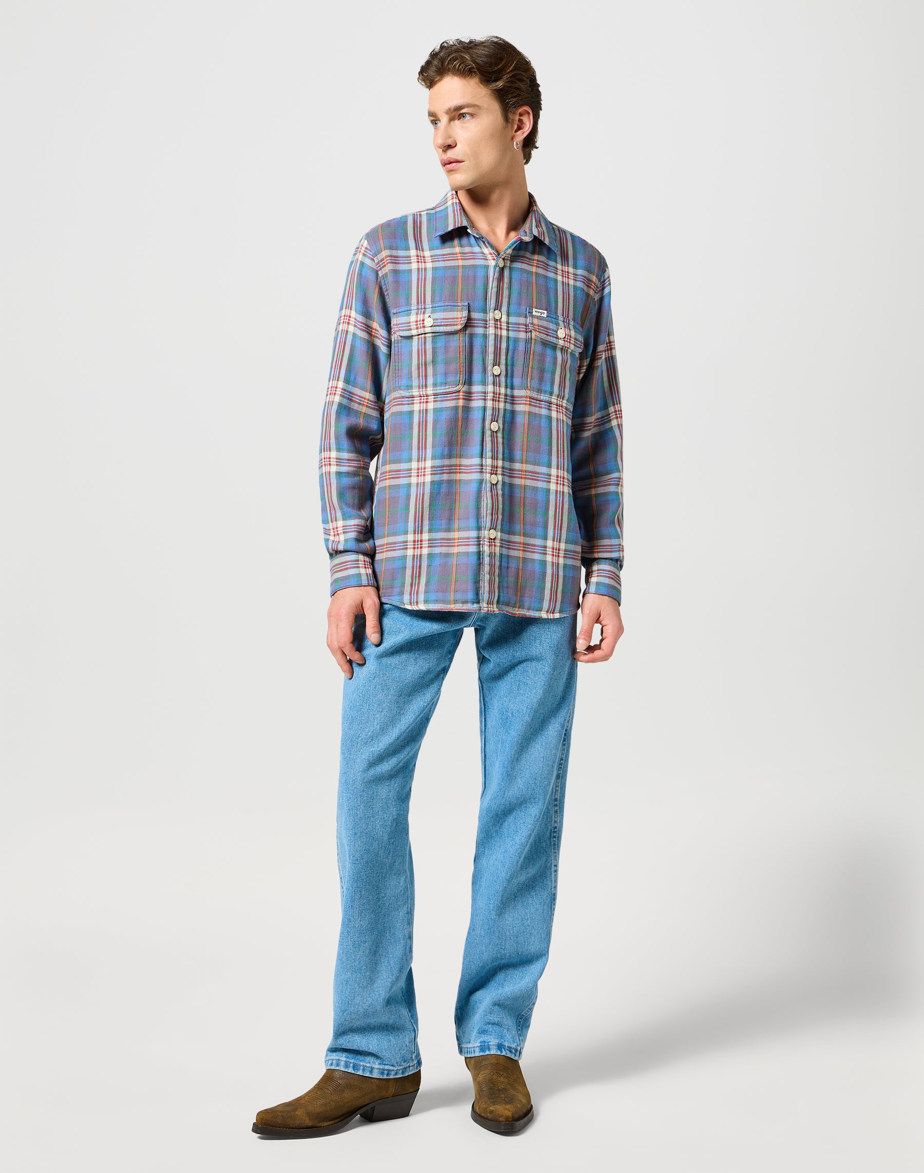 Camicia due tasche in Rainbow Camicie Wrangler   