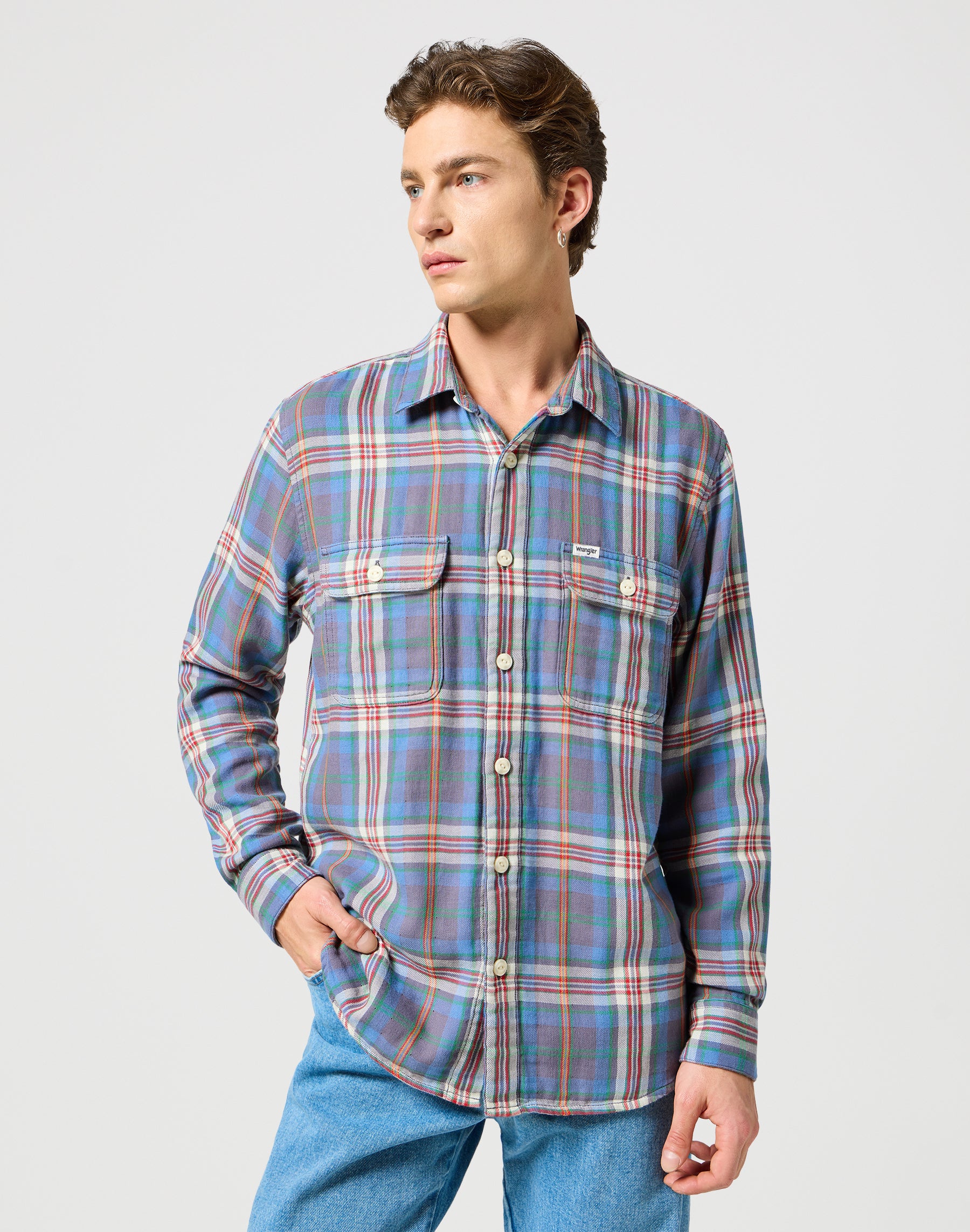 Camicia due tasche in Rainbow Camicie Wrangler   