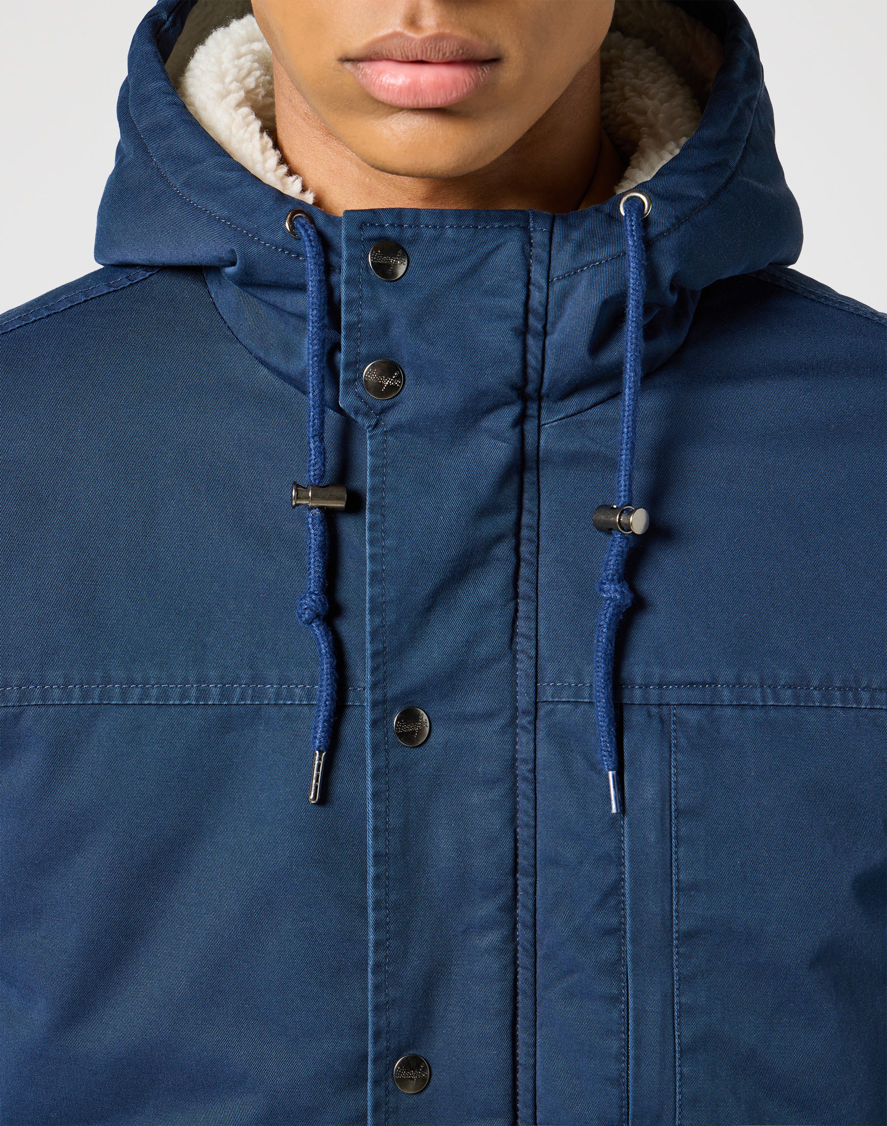 Giacca Puffer Pesante in Navy Giacche Wrangler   