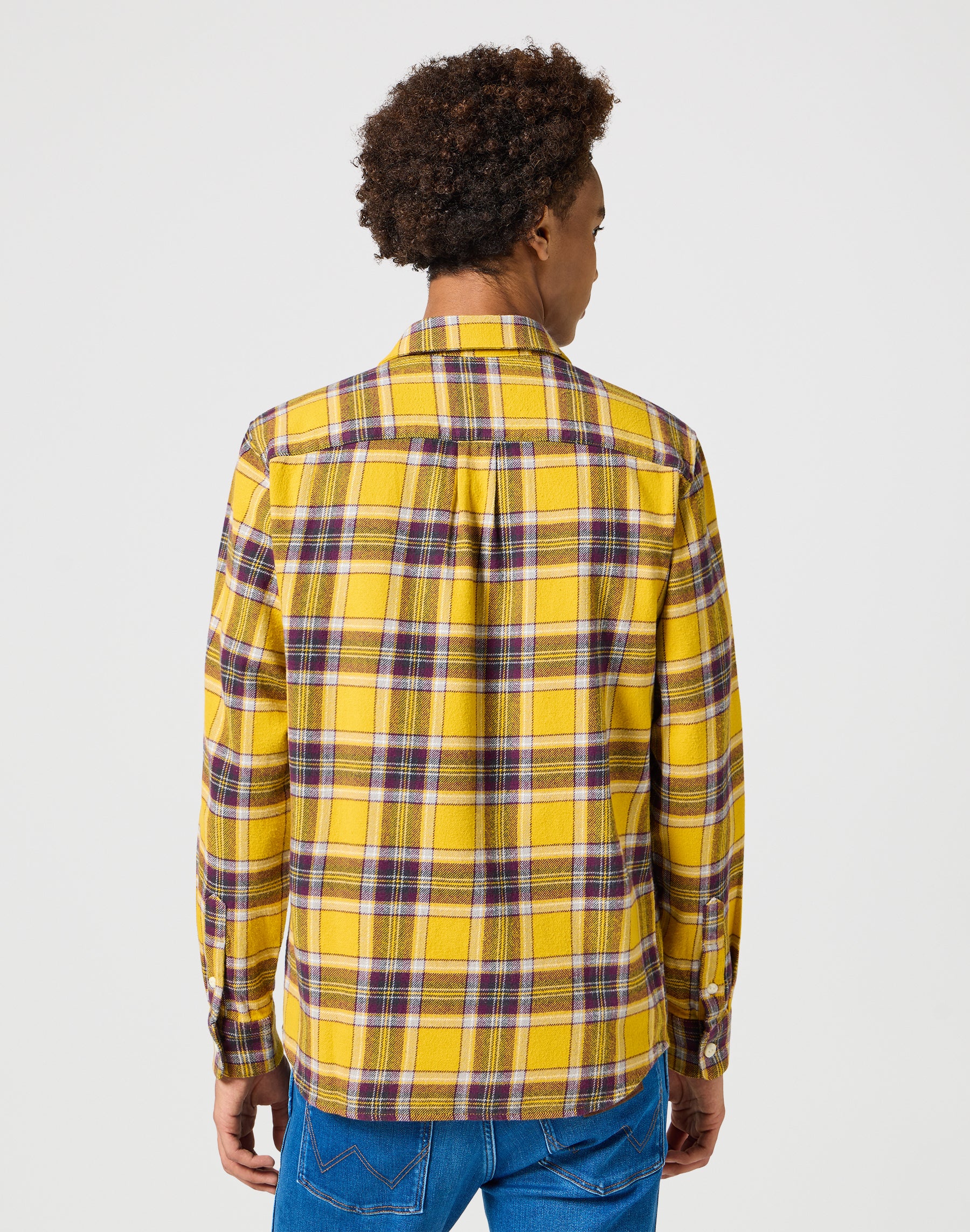 Camicia a due tasche in giallo Camicie Wrangler   