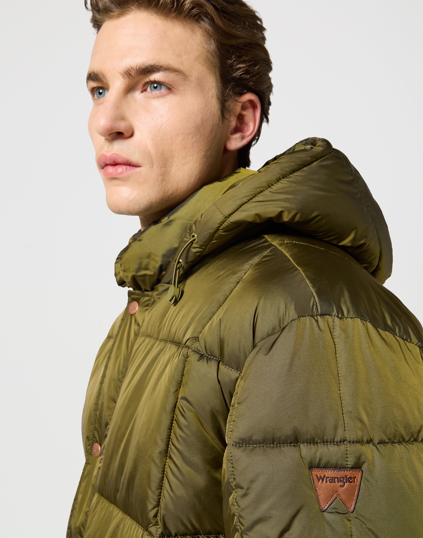 Giacca Parka in verde edera Giacche Wrangler   