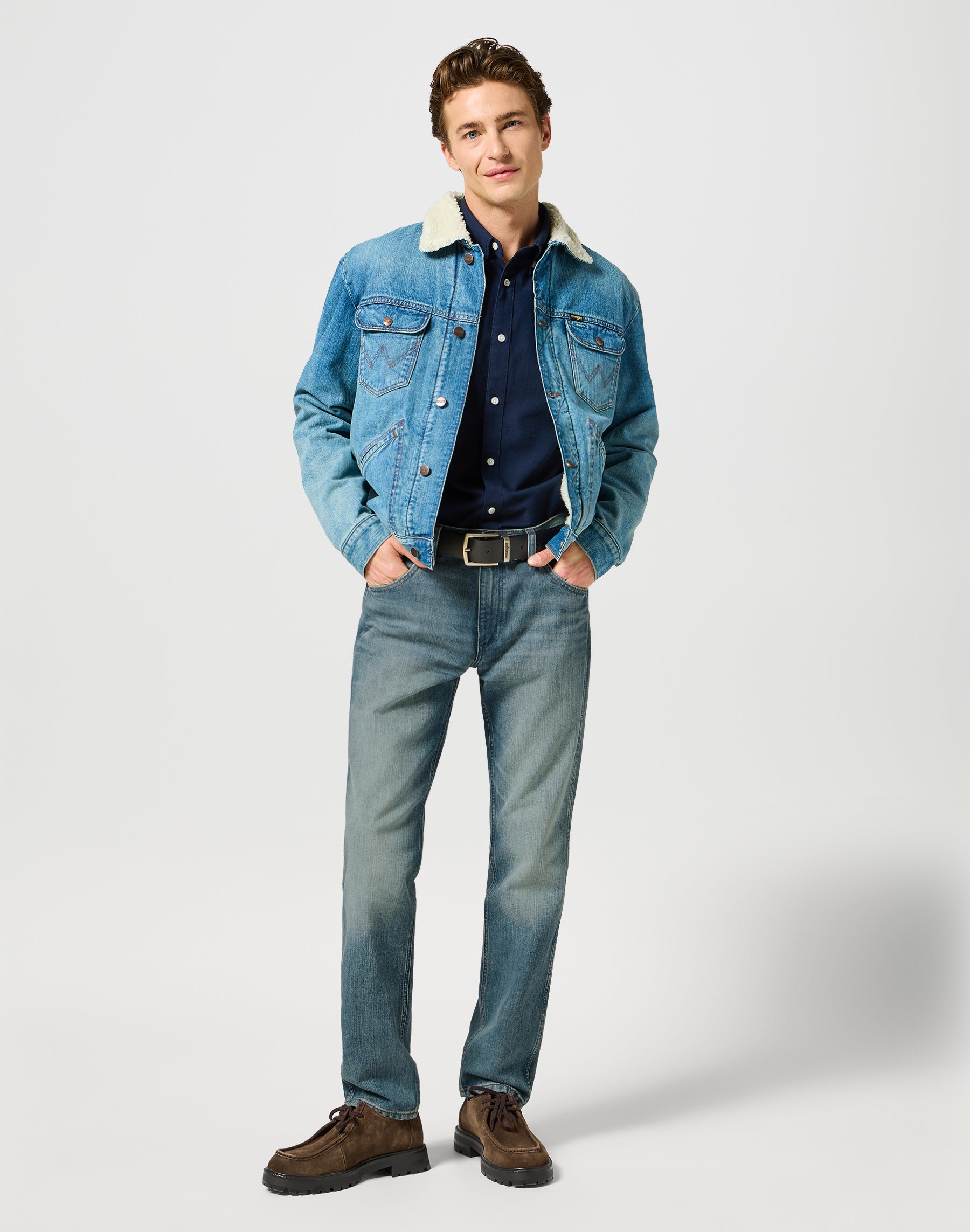 Greensboro in jeans lavaggio salvia Wrangler   