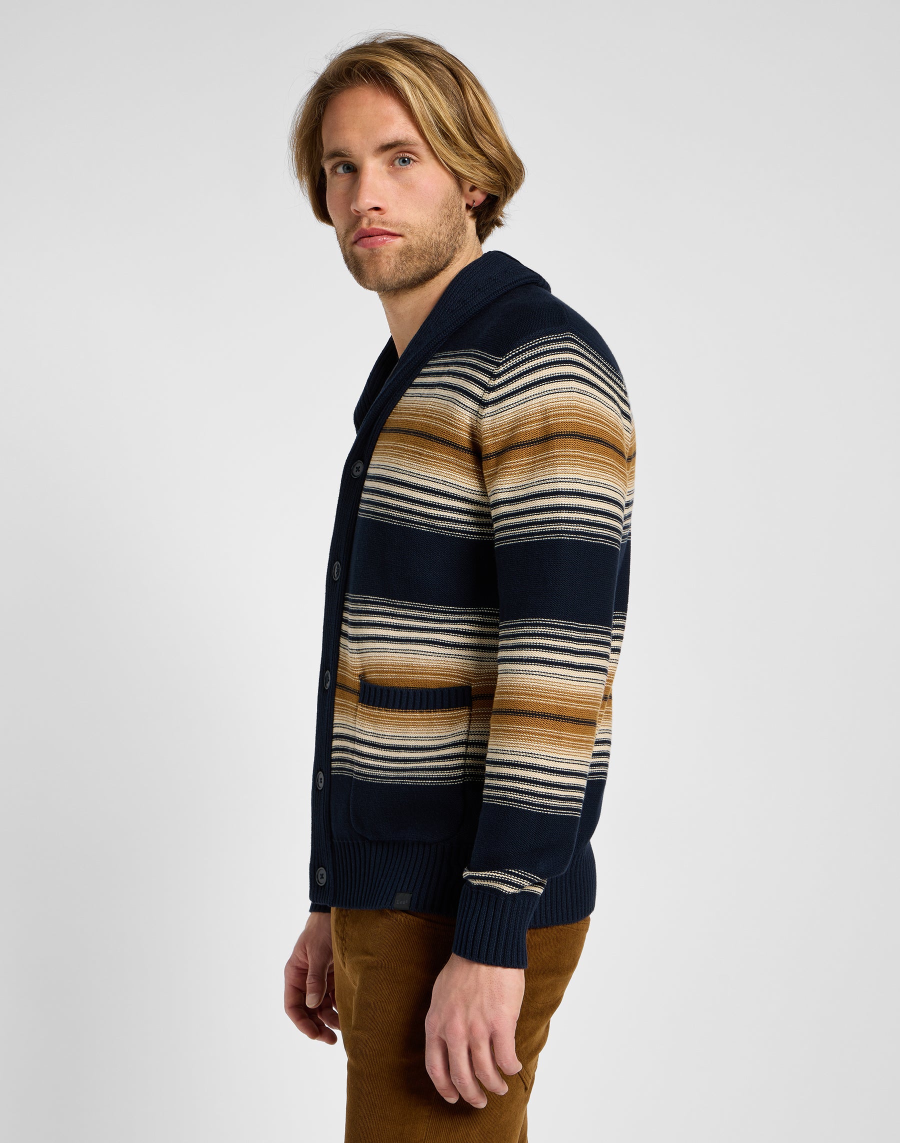 Cardigan Frontiera in Cardigan Navy Lee   