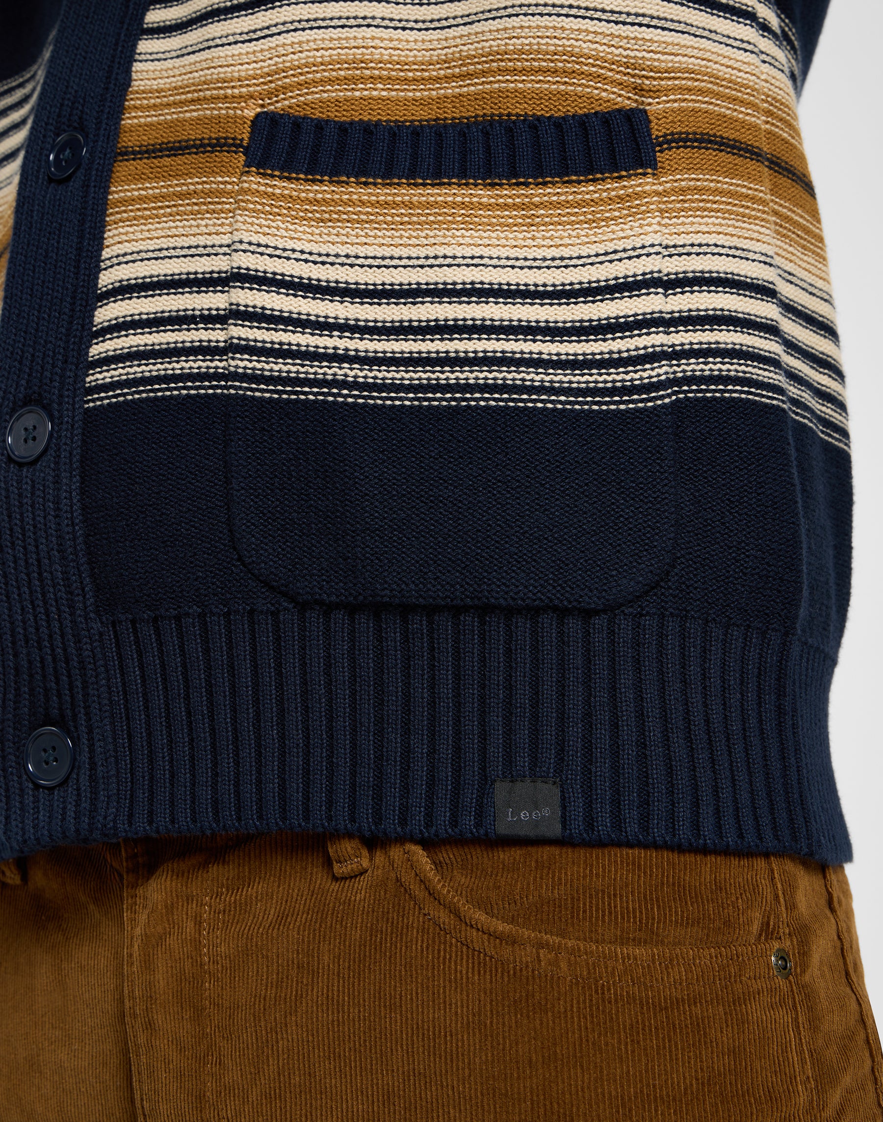 Cardigan Frontiera in Cardigan Navy Lee   