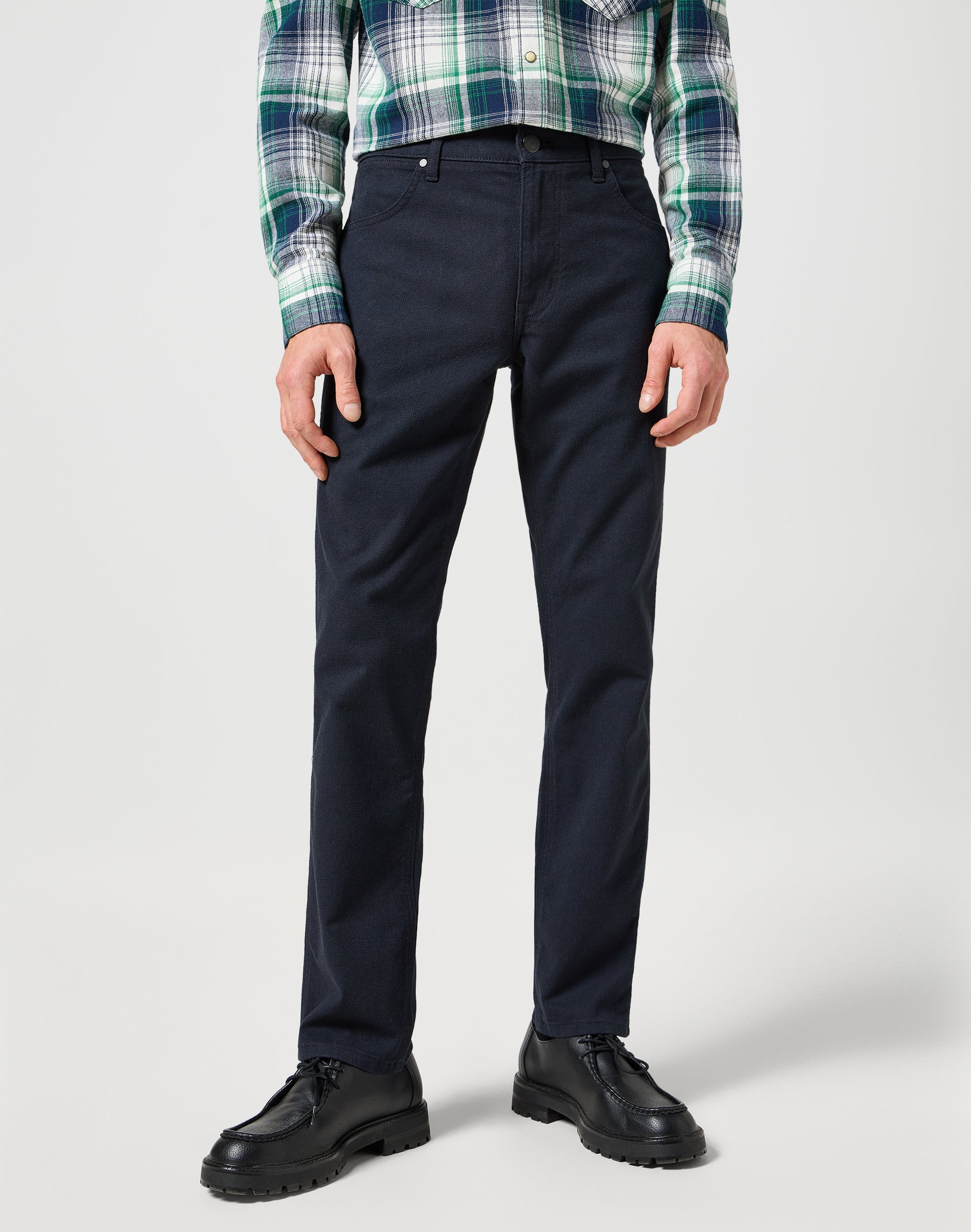 Greensboro in Pantaloni Navy Scuro Wrangler   