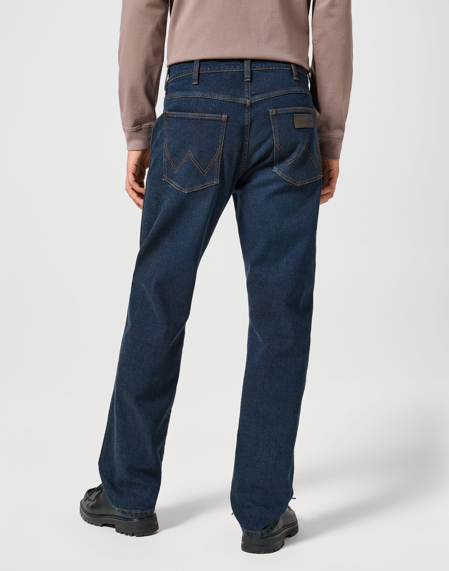 Jeans Frontiera in polvere di carbone Wrangler   