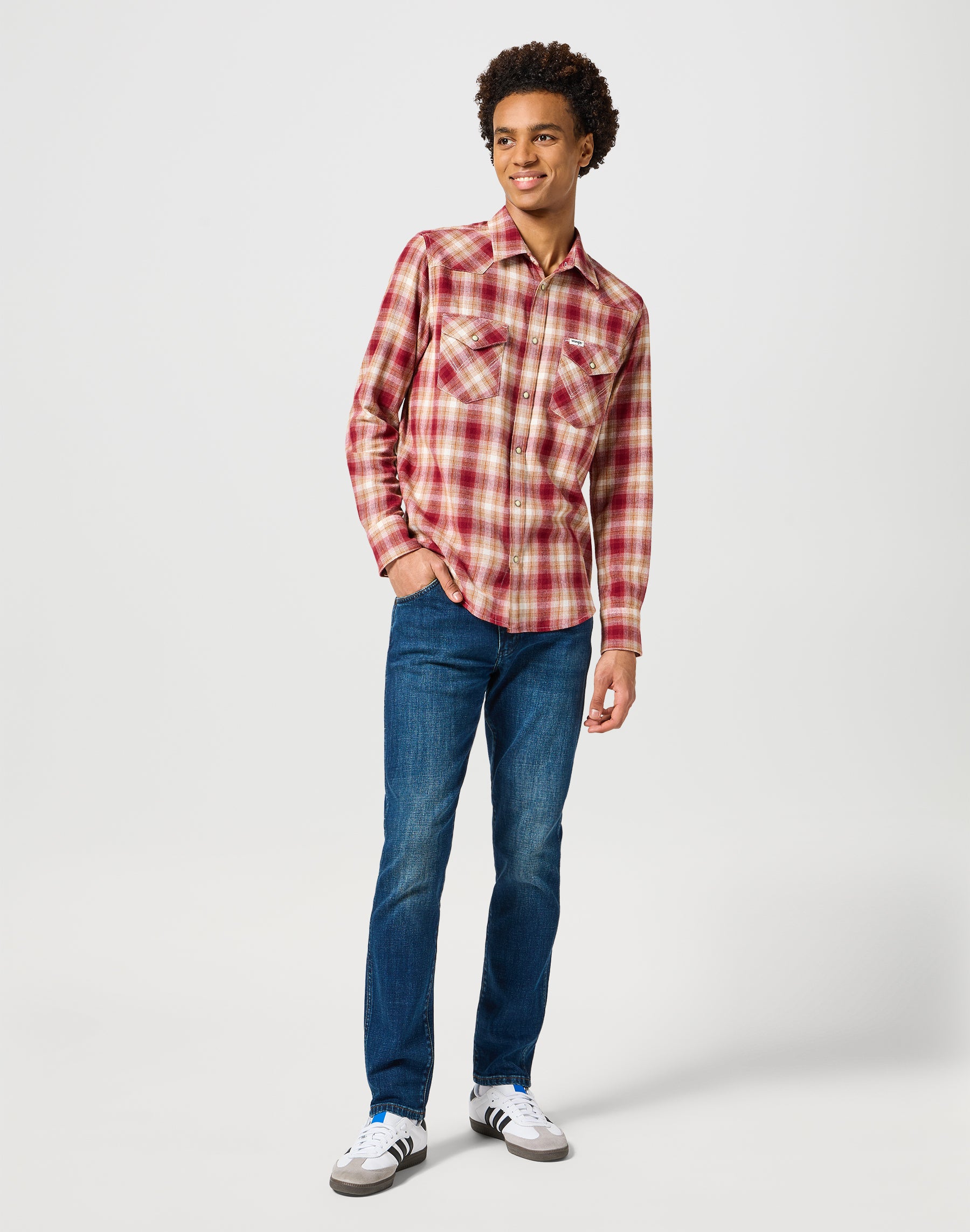 Western Camicia in camicie Root Beer Wrangler   