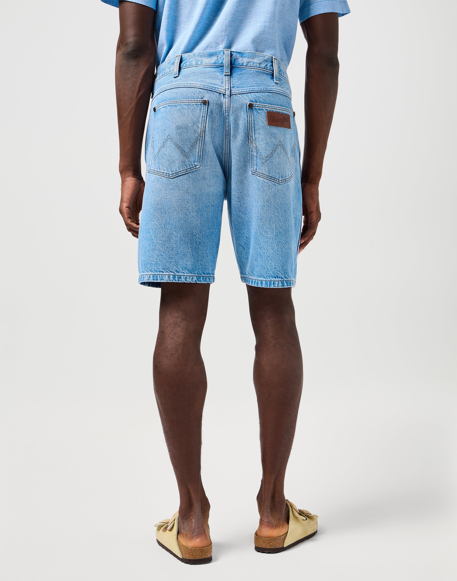 Pantaloncini Frontier Short in denim Frost Wrangler