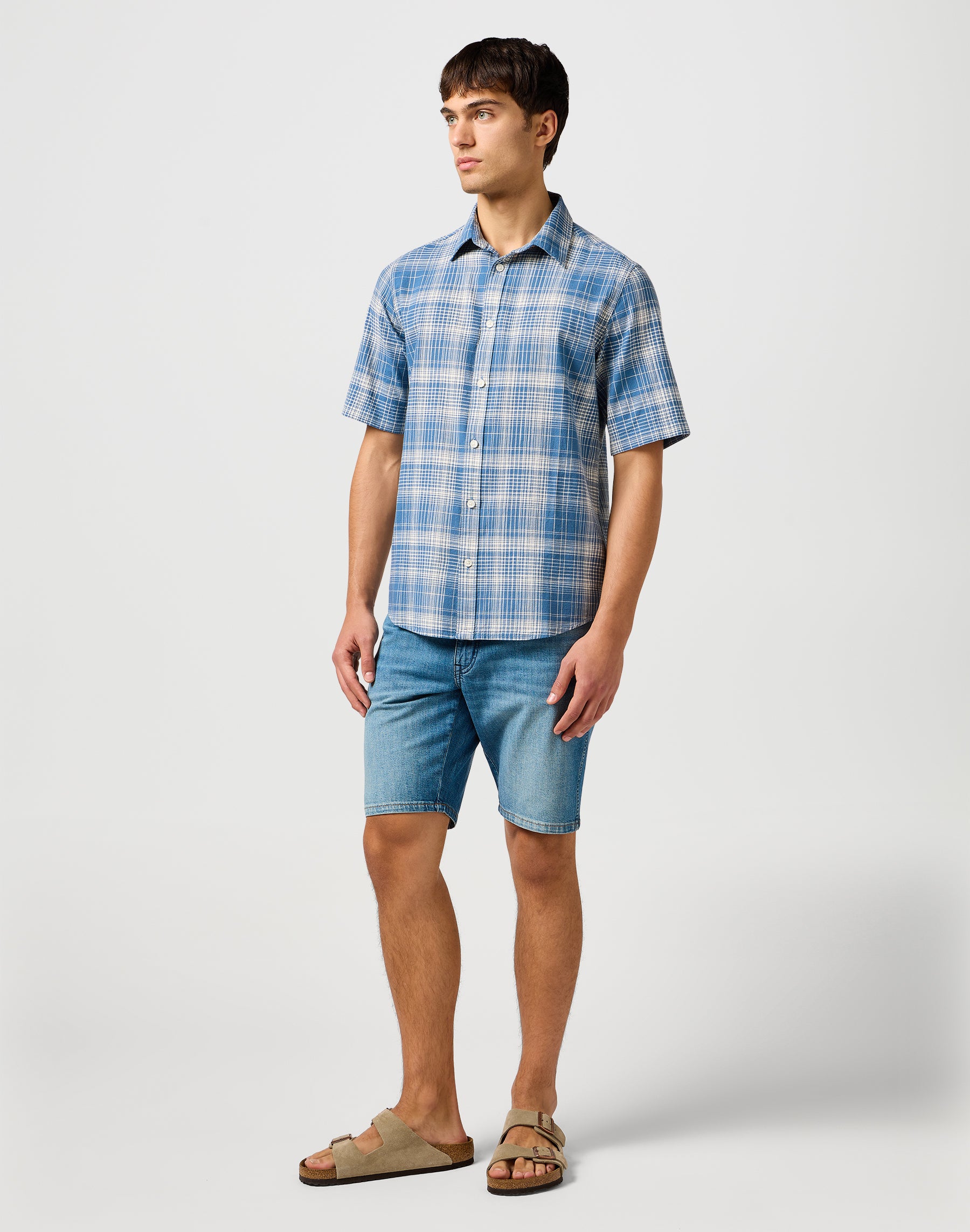 Pantaloncini texani in denim Ocean Surge Wrangler
