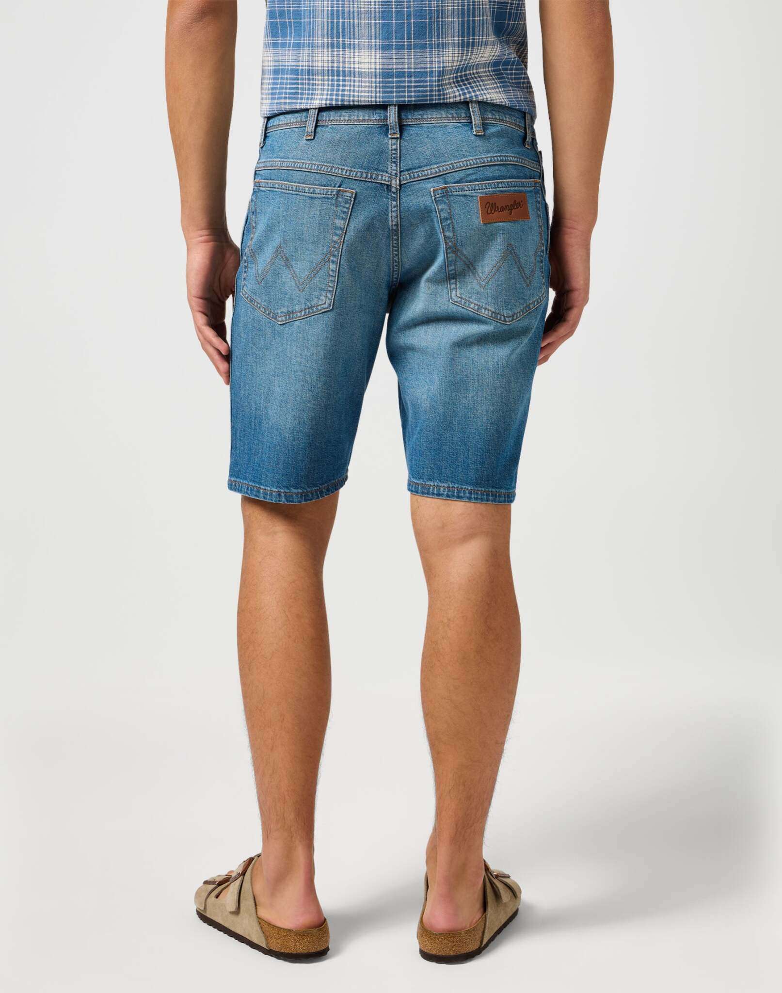 Pantaloncini texani in denim Ocean Surge Wrangler