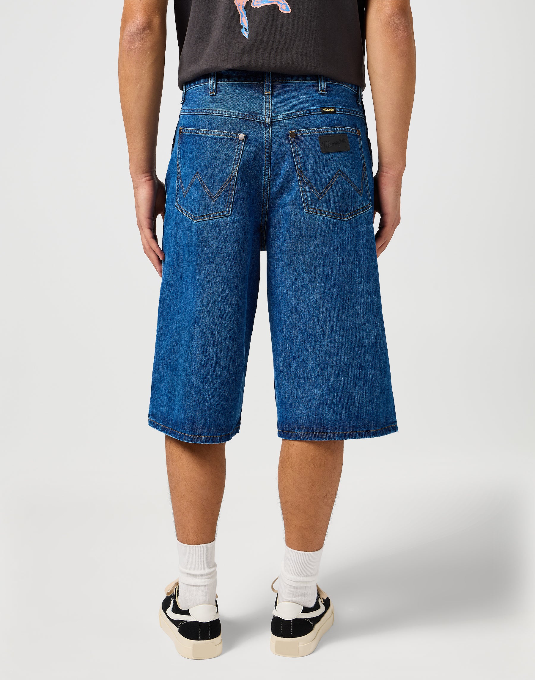 Pantaloncini Jort in pietra scura Pantaloncini in denim Wrangler