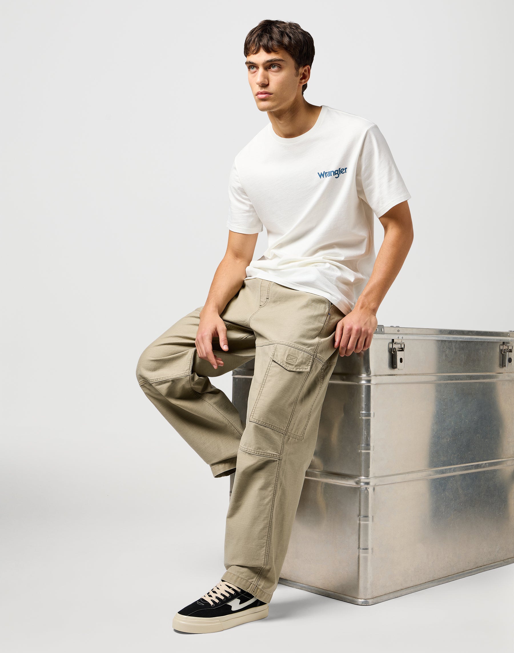 Coulisse Carpenter in Canyon Sand Pantaloni Wrangler