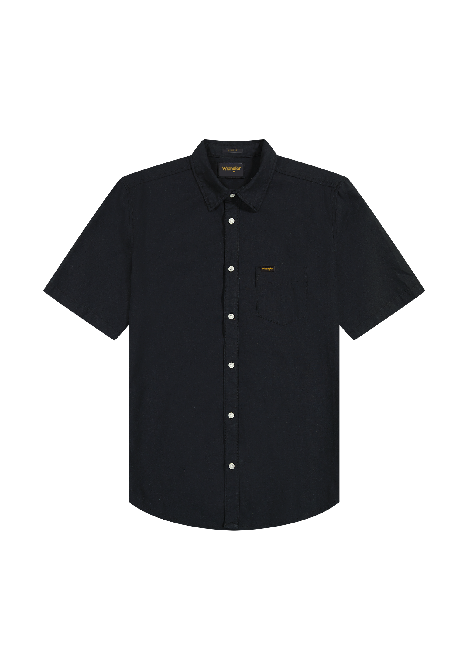 Camicia Ss 1 Pkt in nero Camicie Wrangler