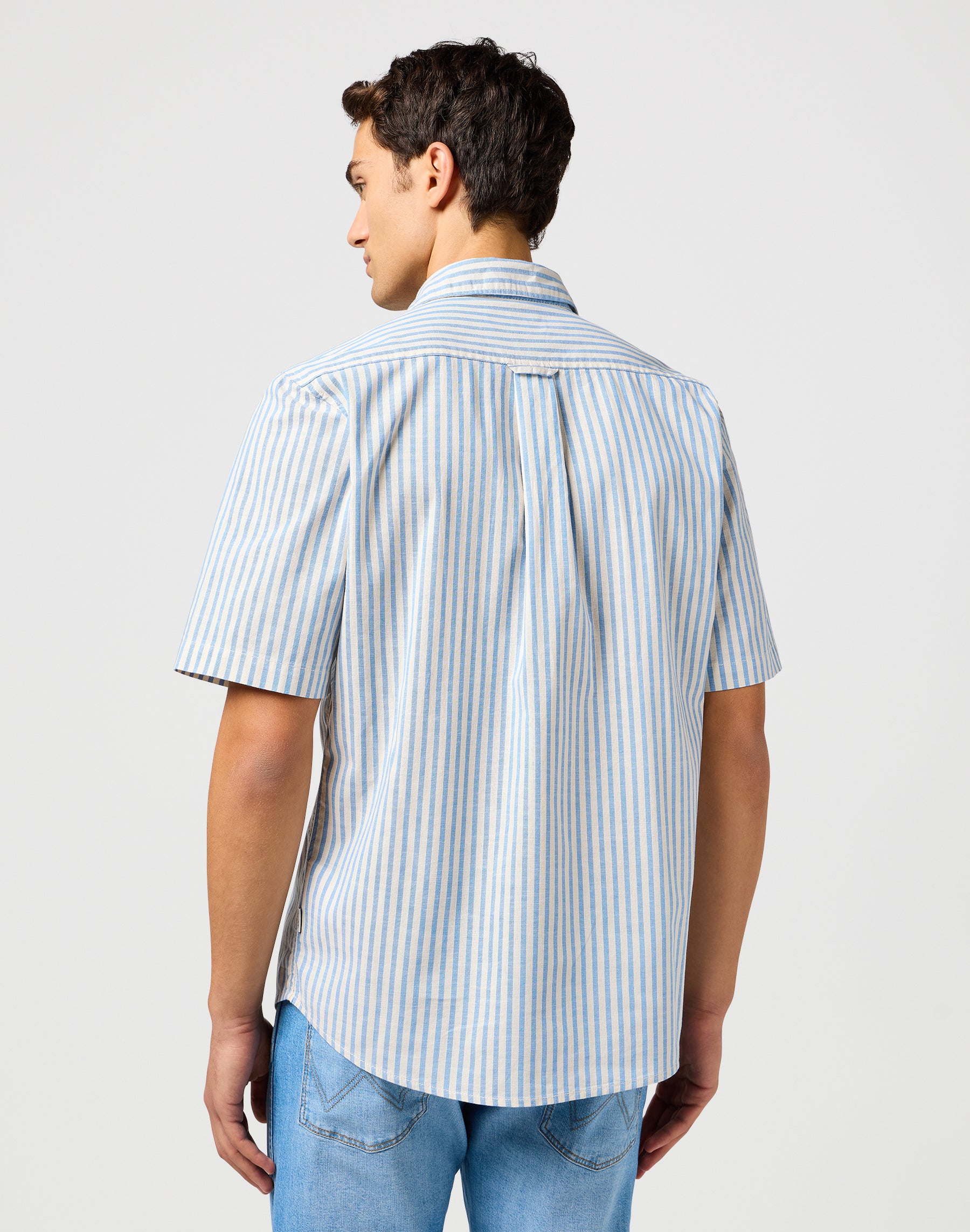 Camicia Ss in Pacific Stripe Camicie Wrangler