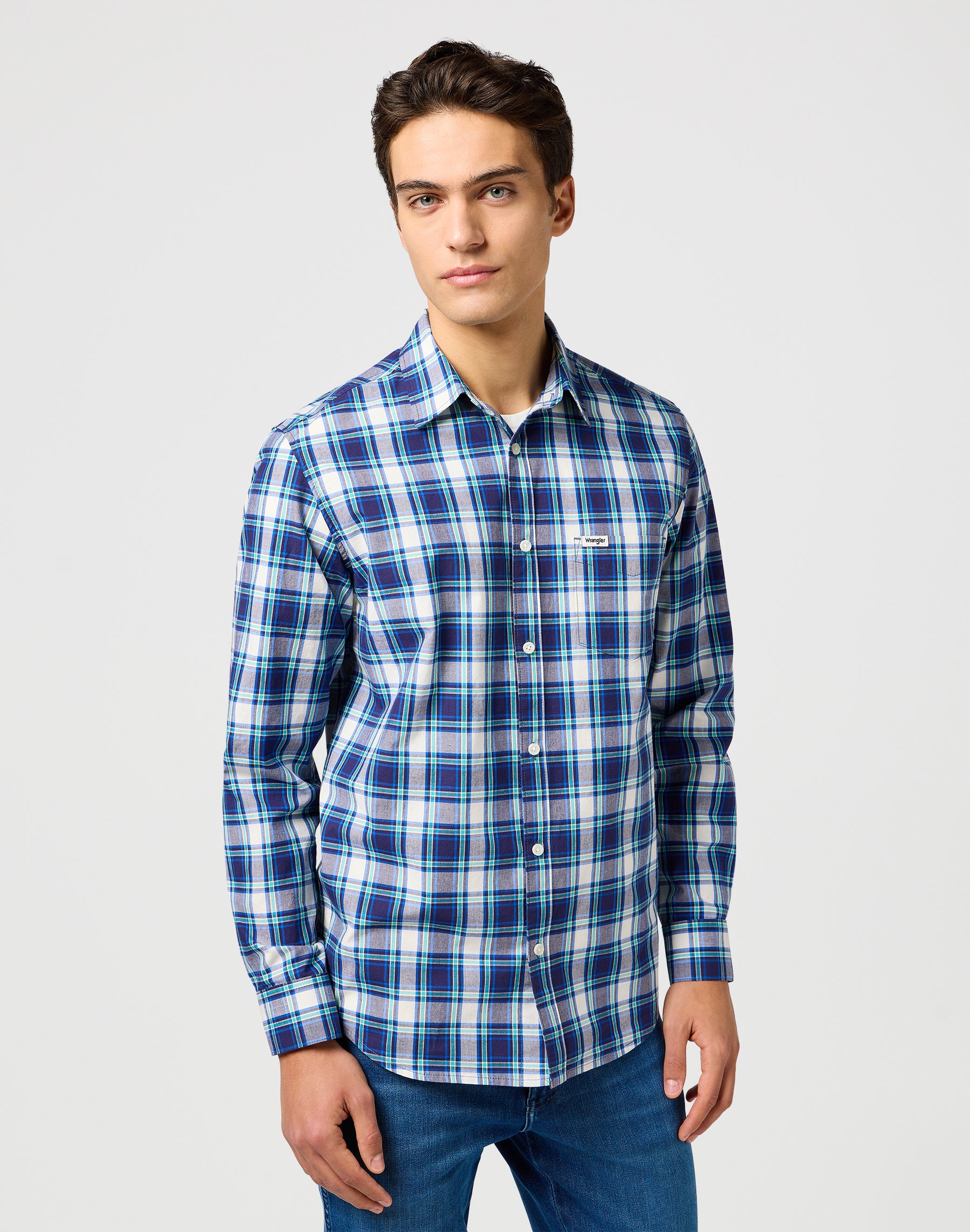 Camicia 1 Pkt in camicie Wrangler Navy