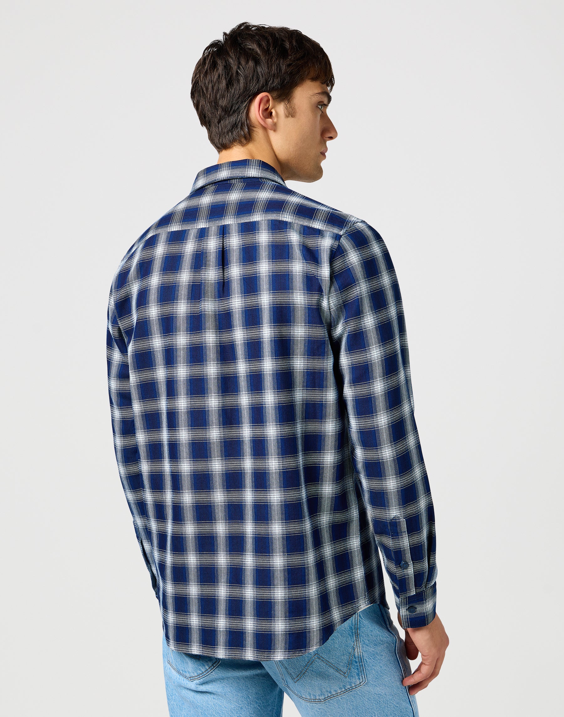 Camicia 1 pkt in camicie a quadri indaco Wrangler