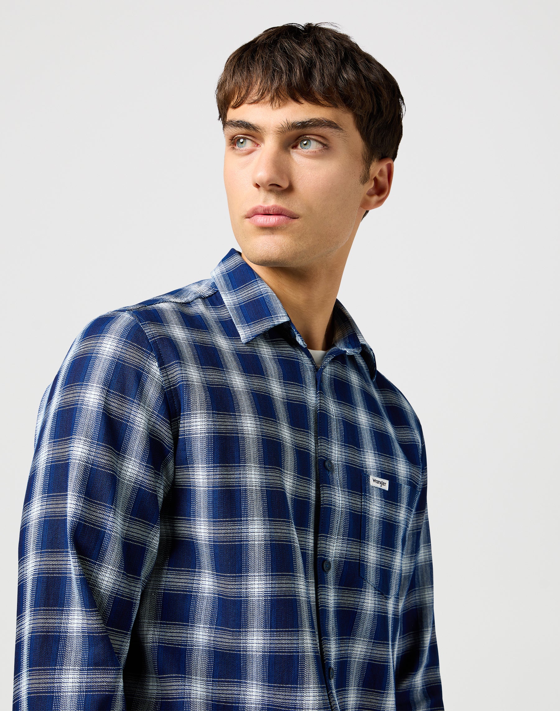 Camicia 1 pkt in camicie a quadri indaco Wrangler