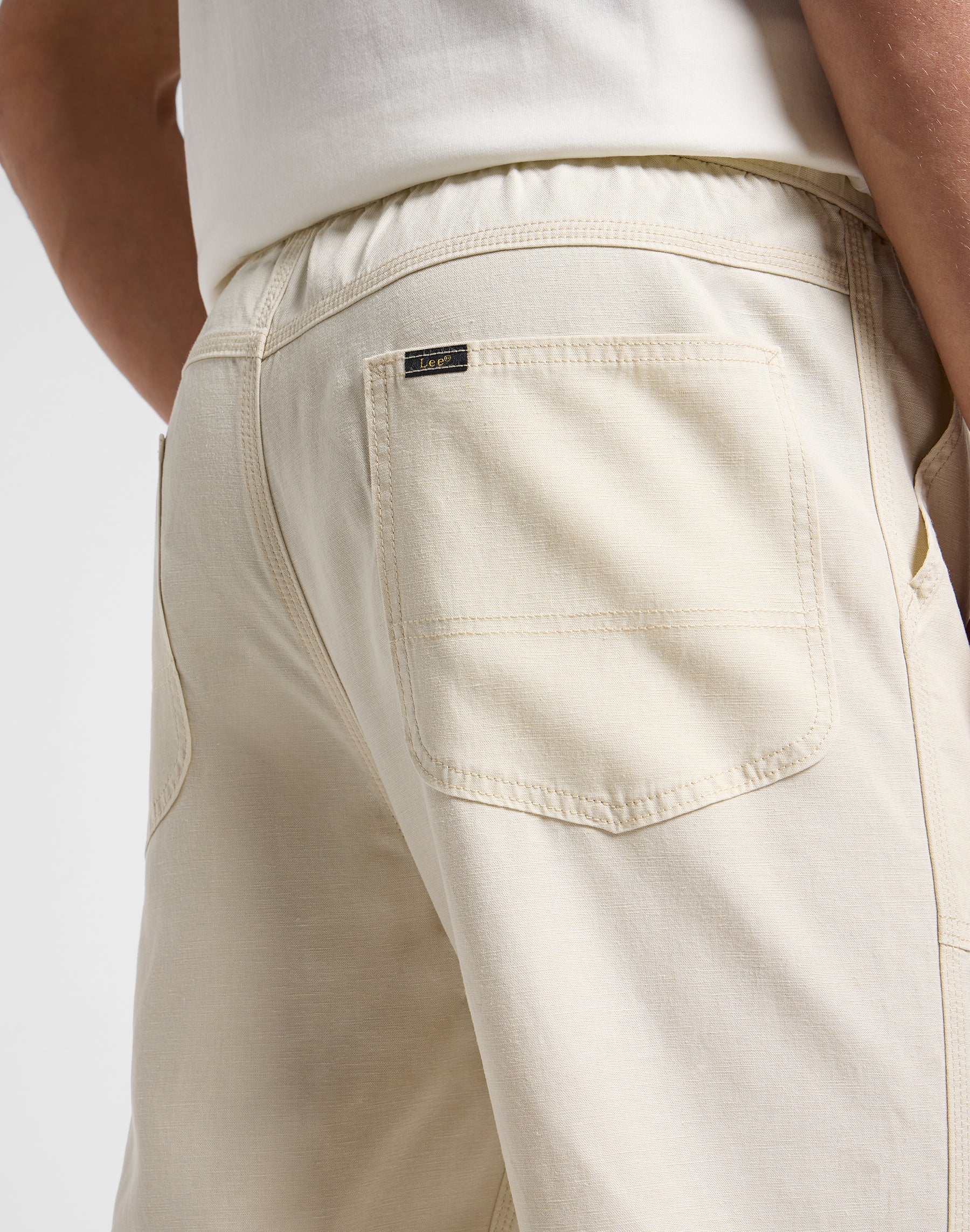 Pantaloni Utility con coulisse in soia Lee