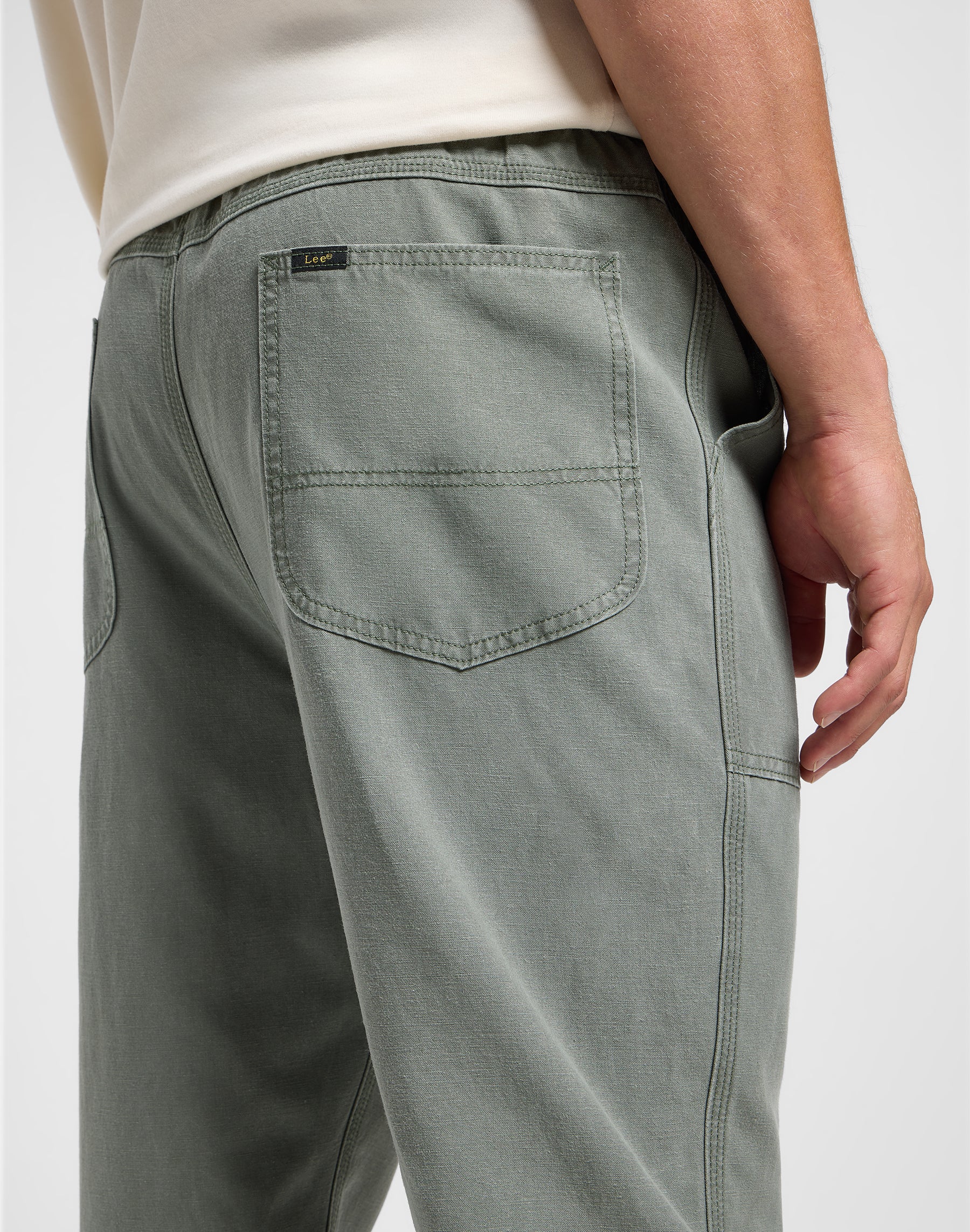 Pantalone con coulisse Utility in Olive Grove Pantaloni Lee