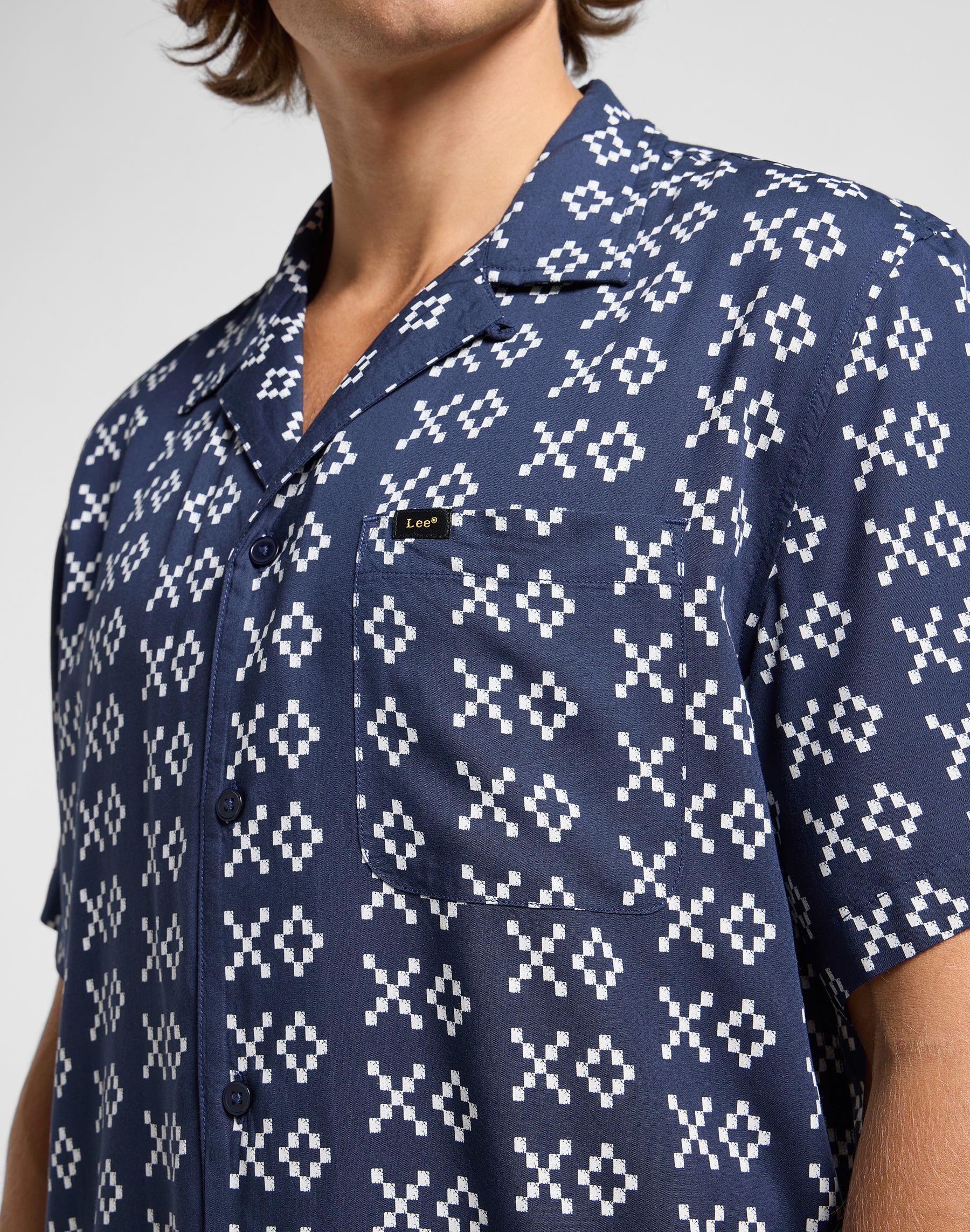 Camicia Resort in rivetto Ecru Camicie Lee