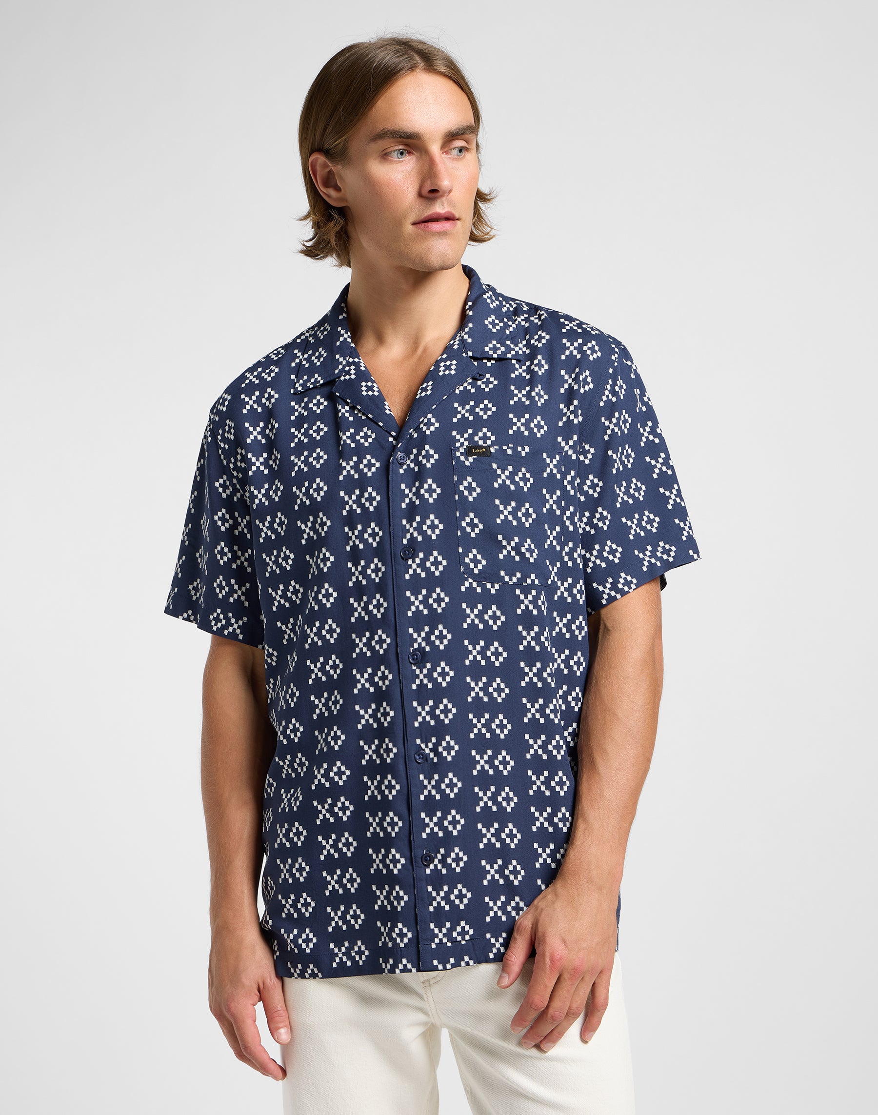 Camicia Resort in rivetto Ecru Camicie Lee