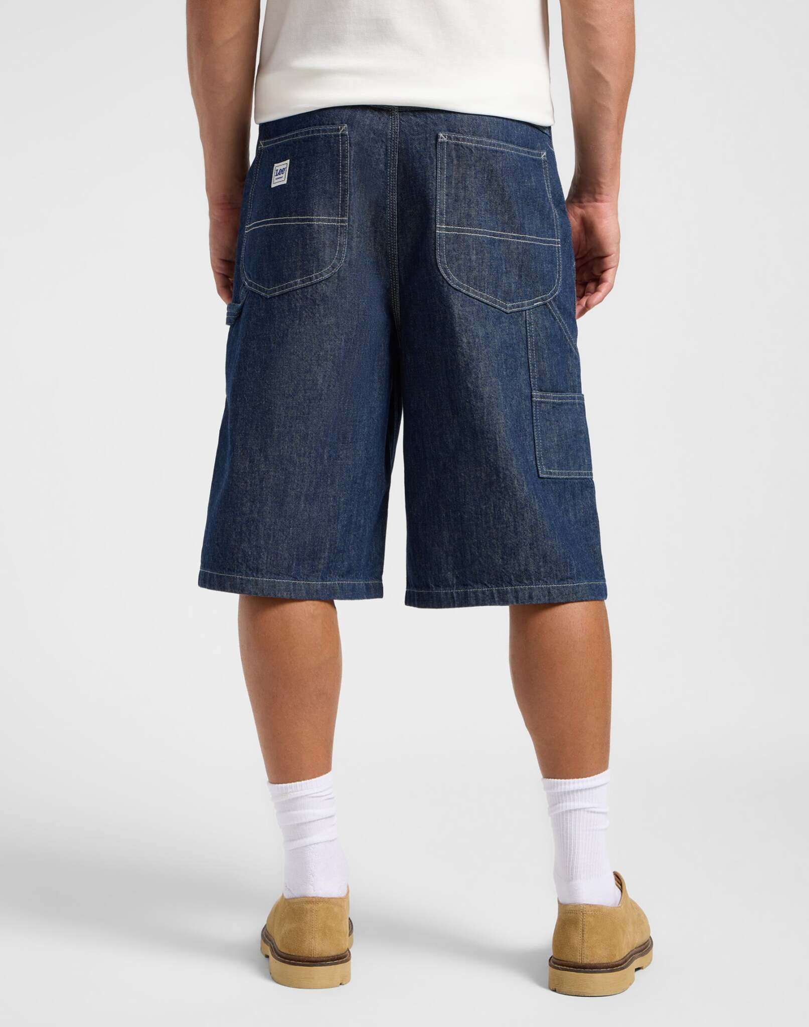 Pantaloncini skater Carpenter in denim risciacquato Lee