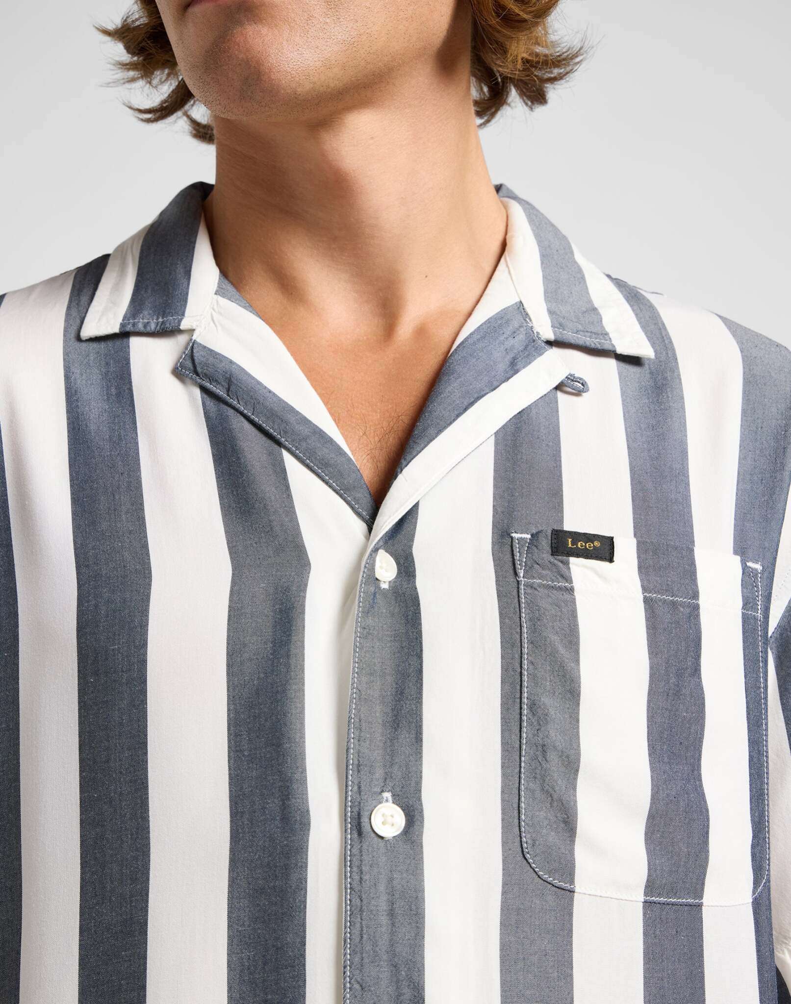 Camicia Resort in rivetto Navy Camicie Lee