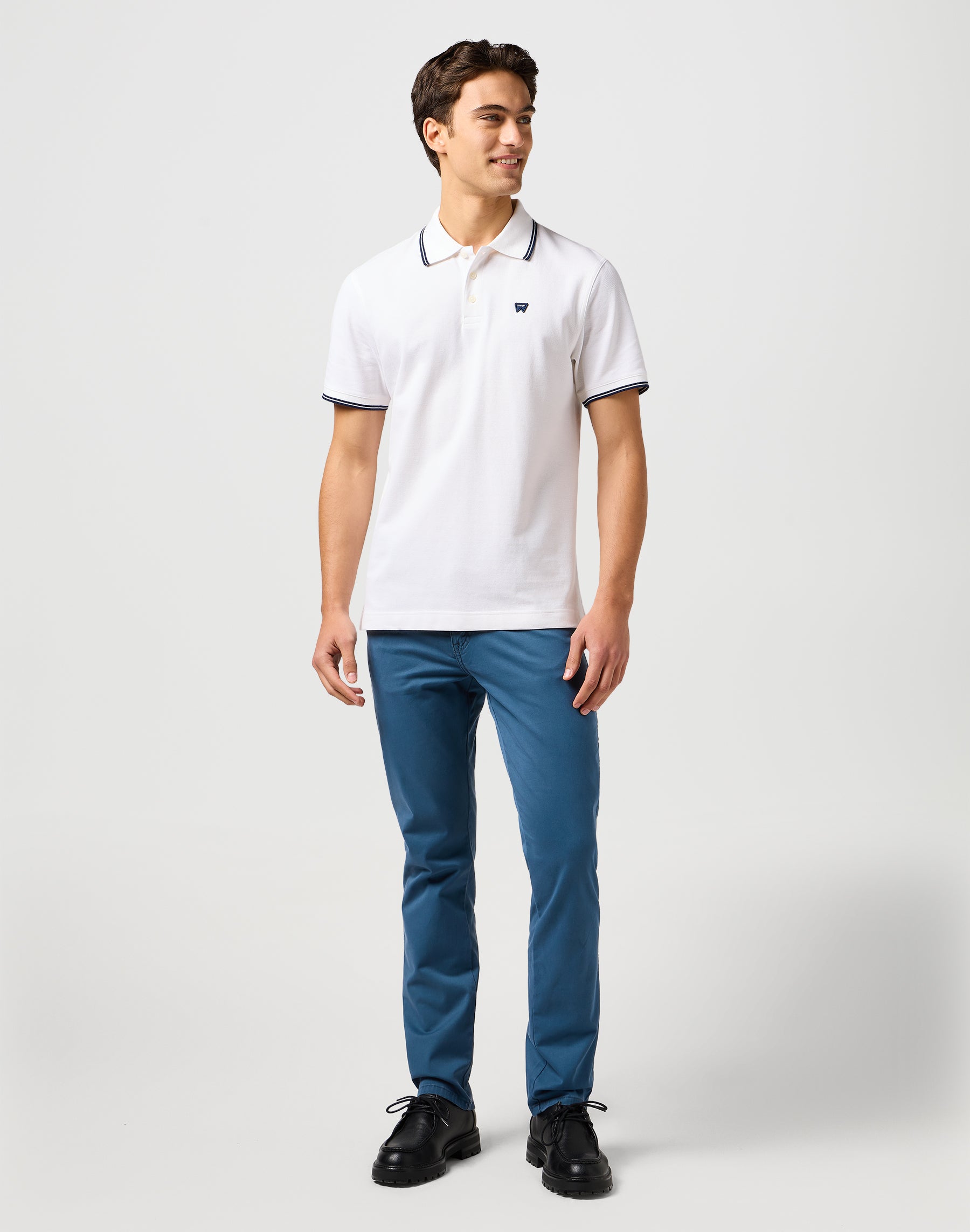 Polo in bianco Magliette Wrangler