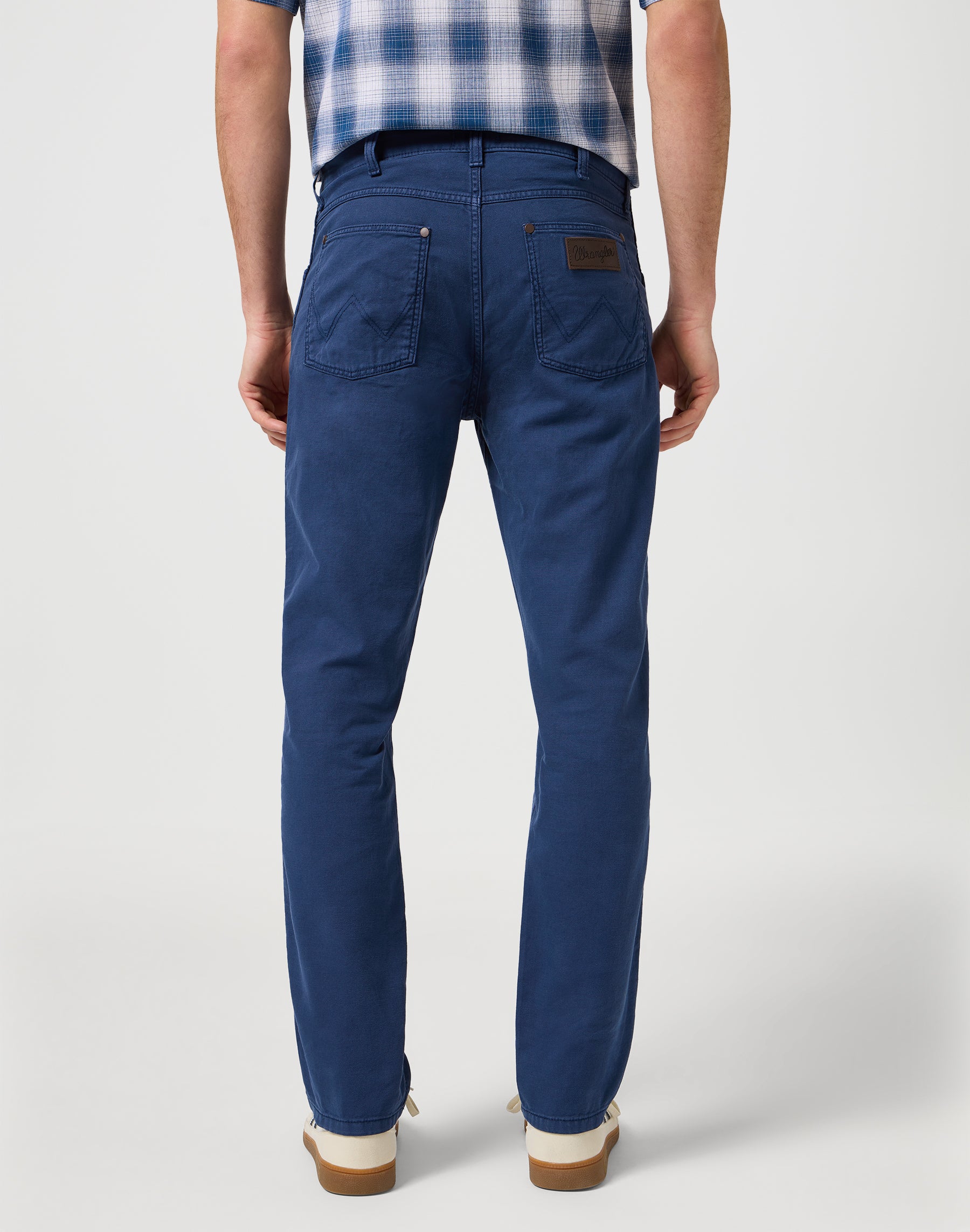 Larston in pantaloni blu navy Wrangler