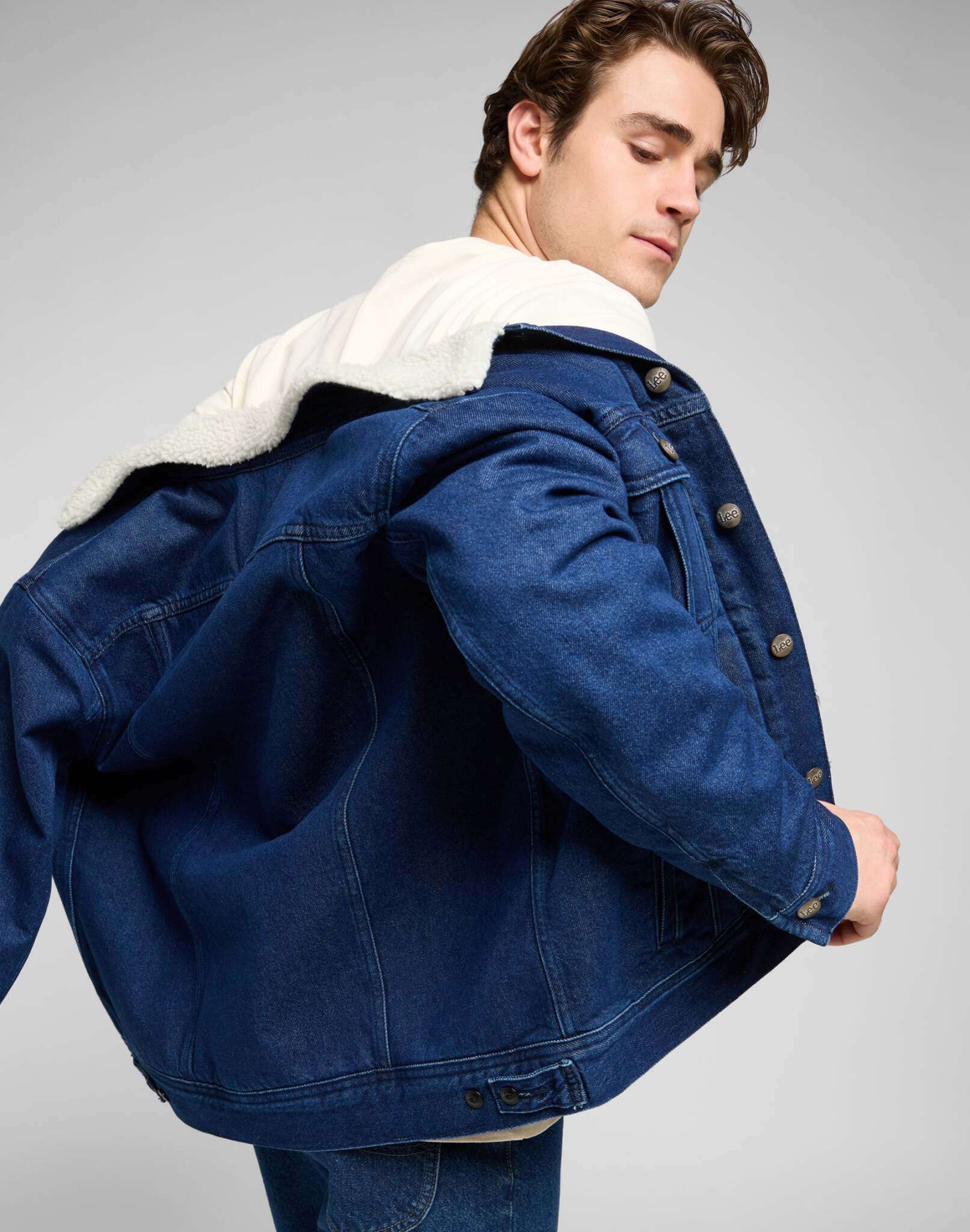 Giacca Sherpa in Save It Jackets Lee