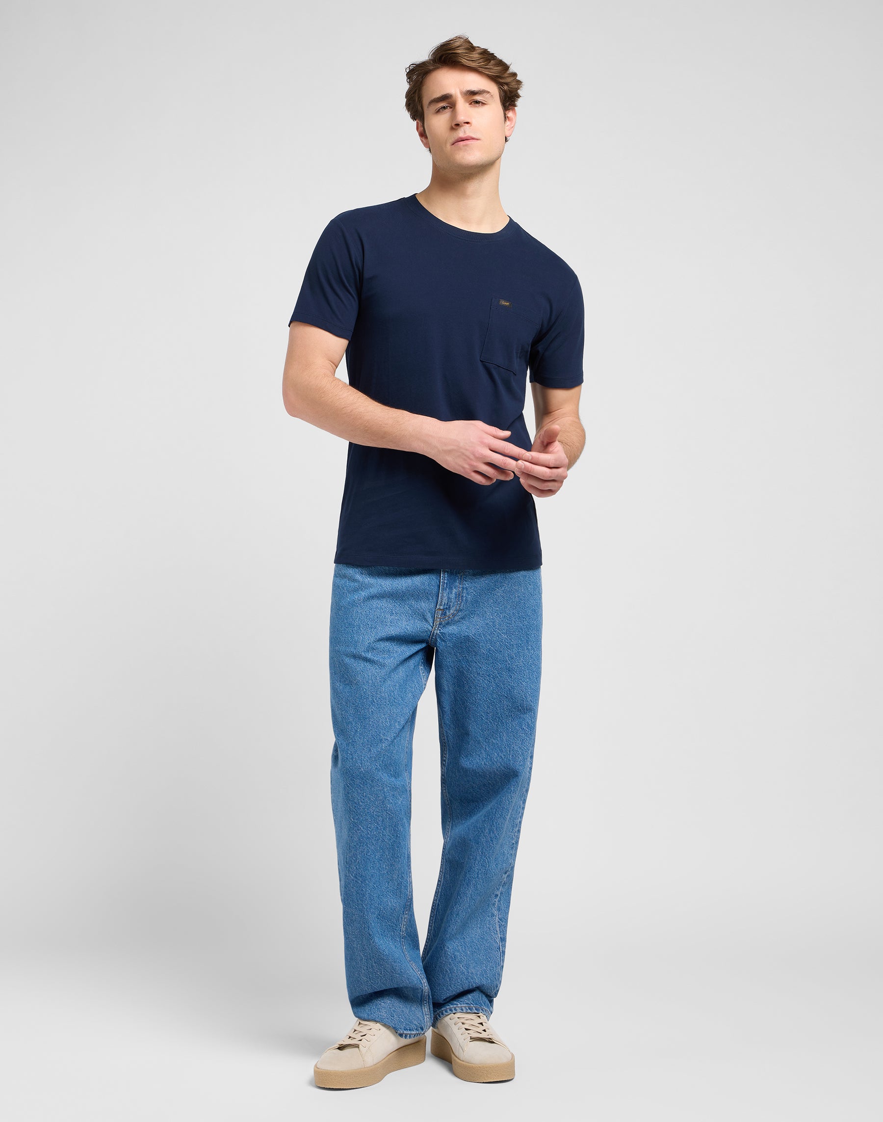 T-shirt Ultimate Pocket Tee in Rivet Navy T-Shirt Lee