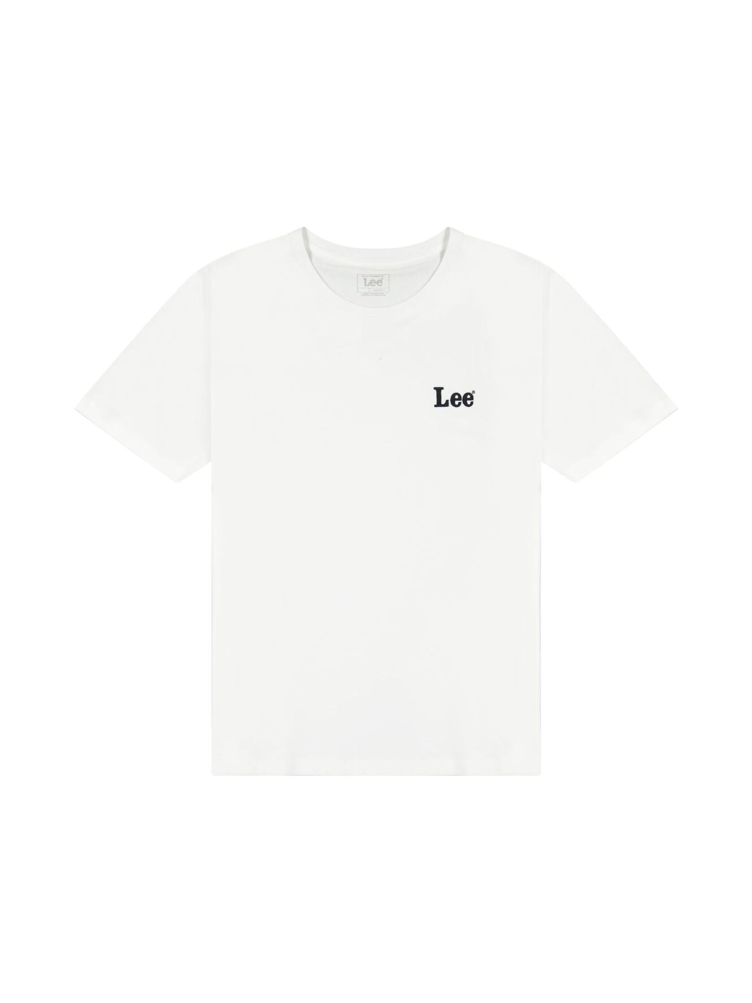 Ss Small Logo Tee in bianco brillante