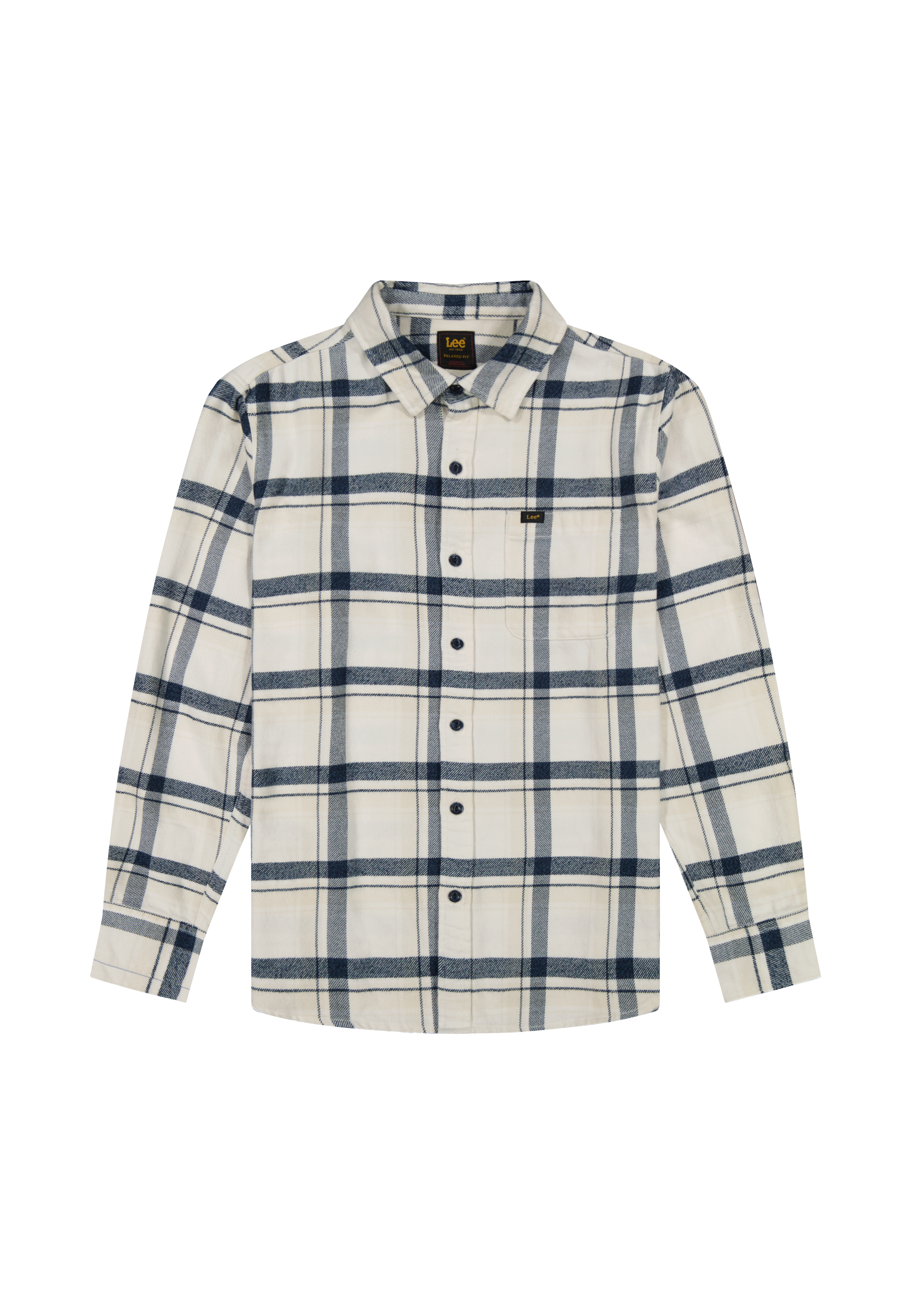 Camicia Mercantile in Plaid Vintage Ecru Jaspe