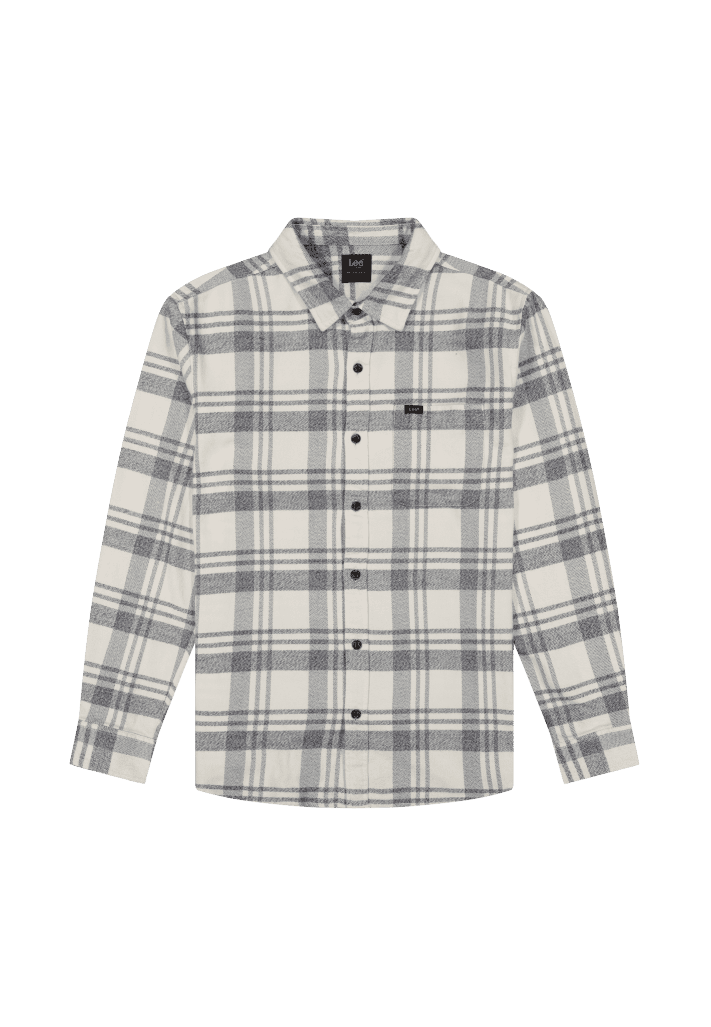 Camicia Mercantile in Plaid Jaspe grigio pittore