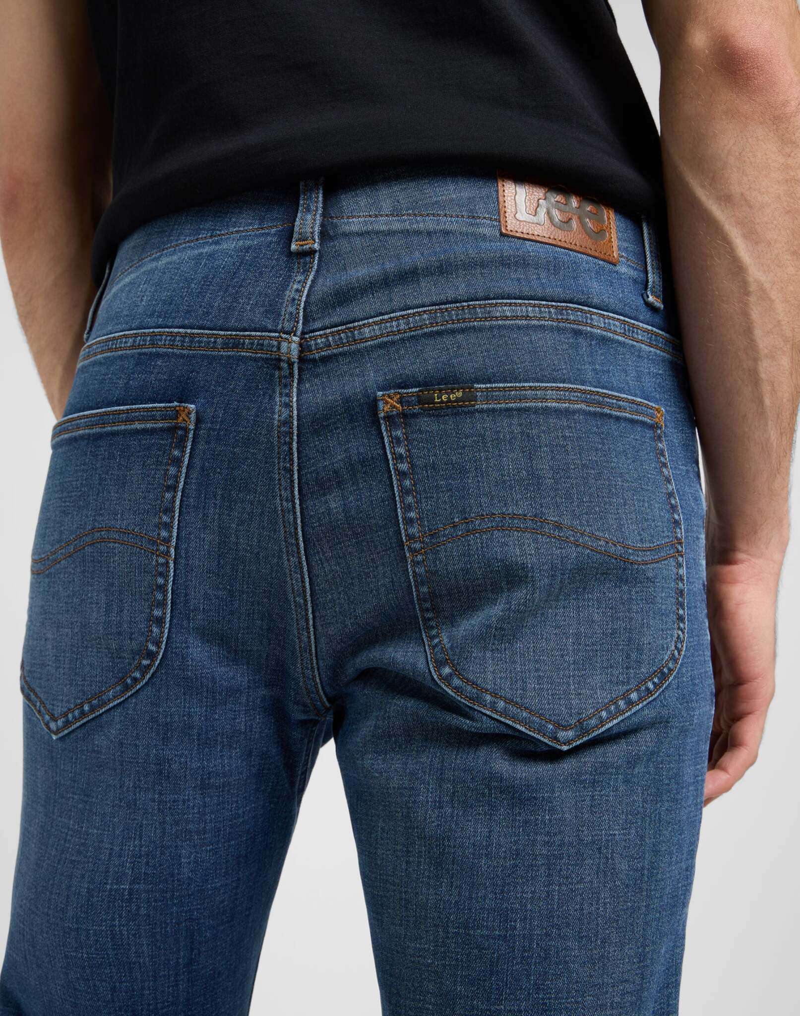 Slim Fit Mvp in Astro Blue Jeans Lee