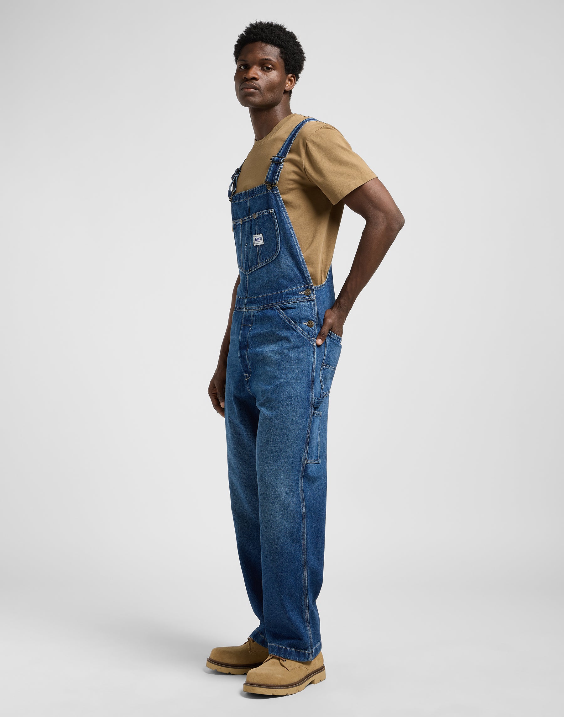 Lee Salopette in Bash Indigo Overall Lee