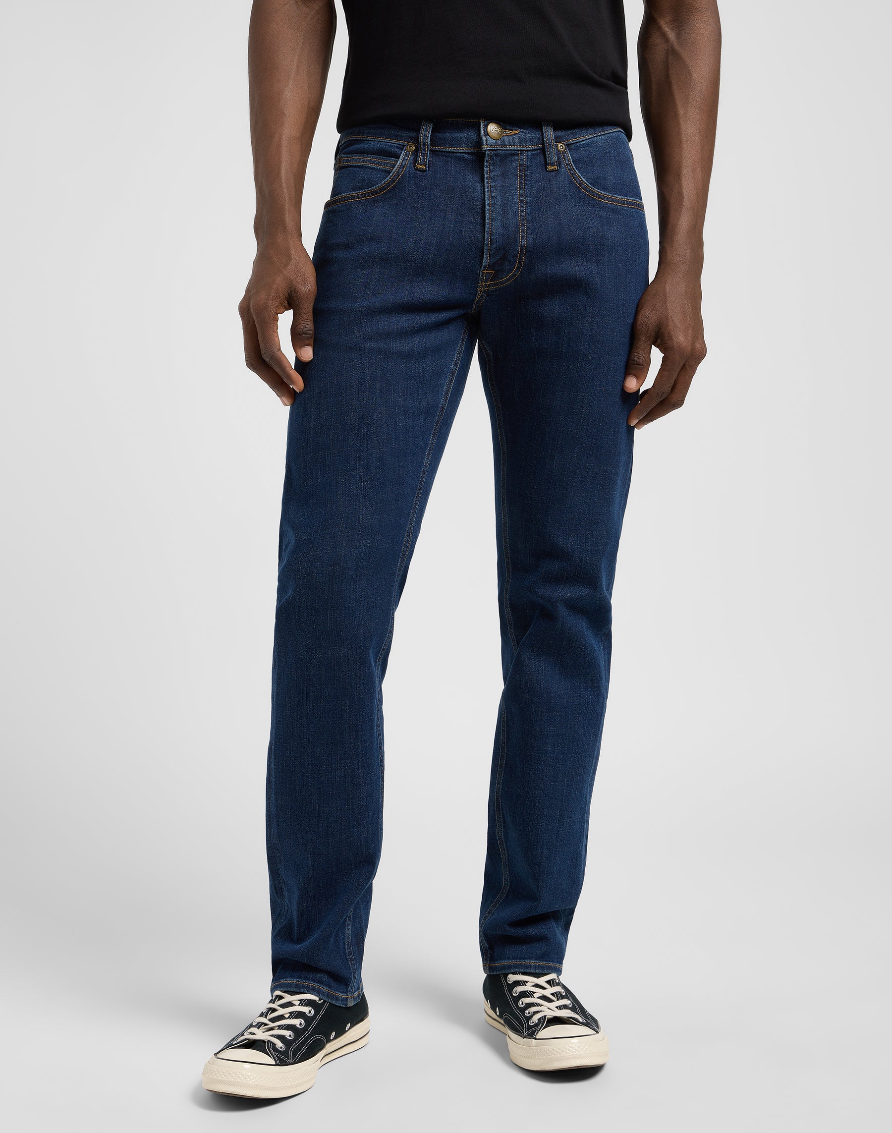 Daren Zip Fly in Jeans Oceano Scuro Lee