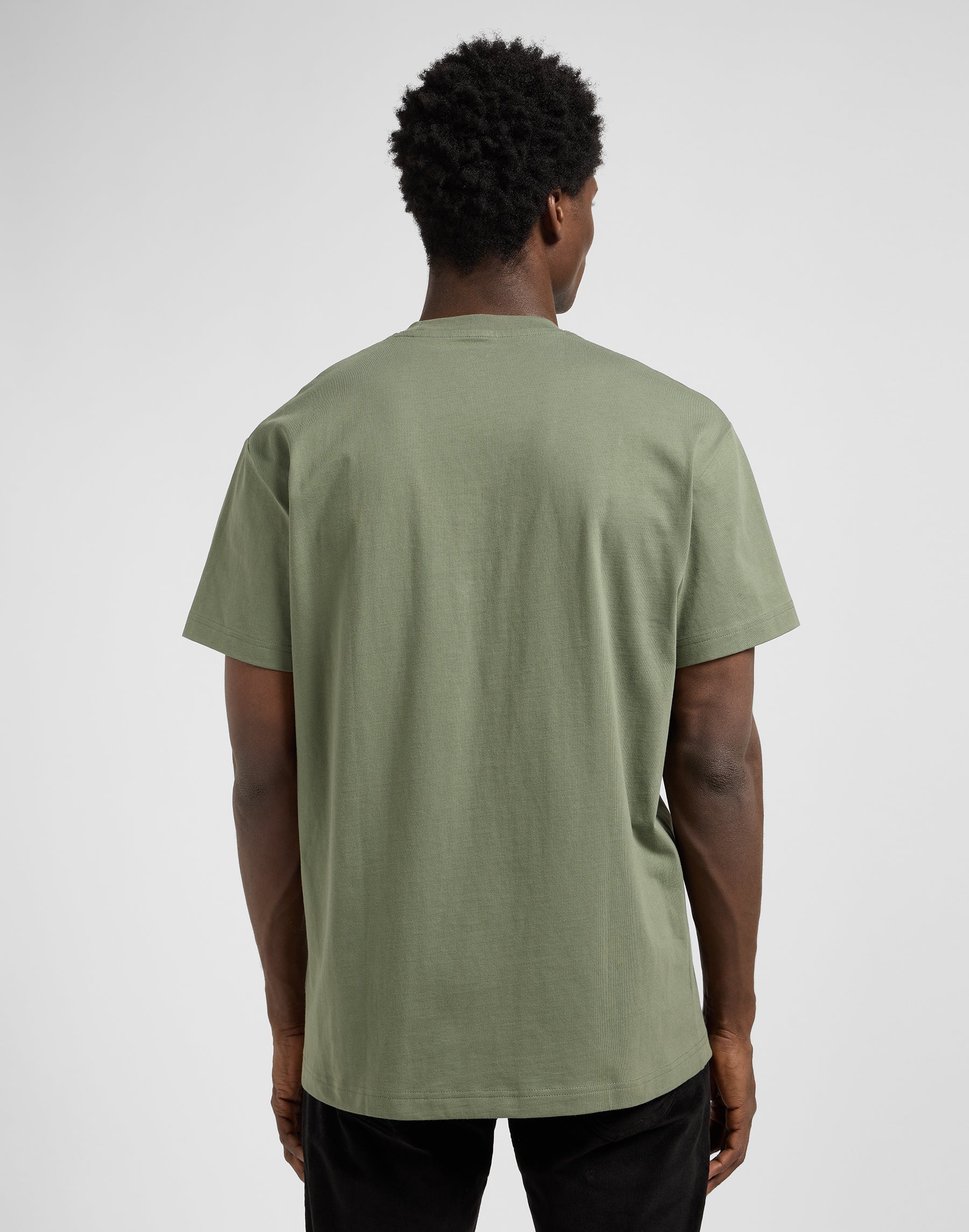 Maglietta con logo Elevated Ess in pietra oliva T-Shirt Lee