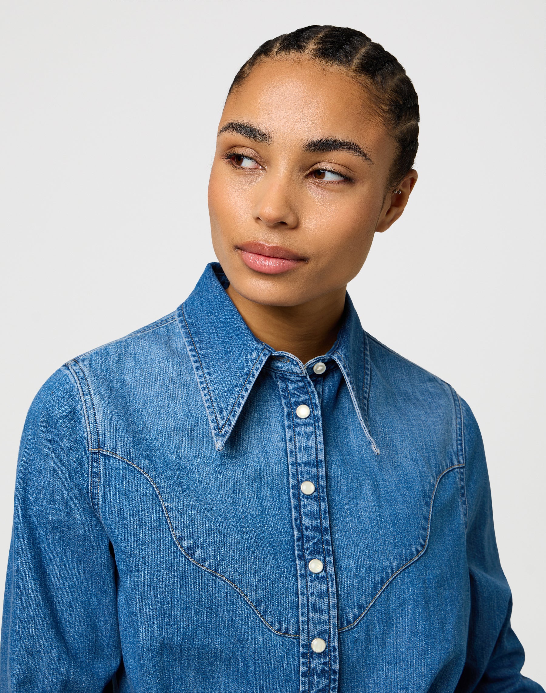 Camicia Femme Peplum in camicie a mano leggere Wrangler