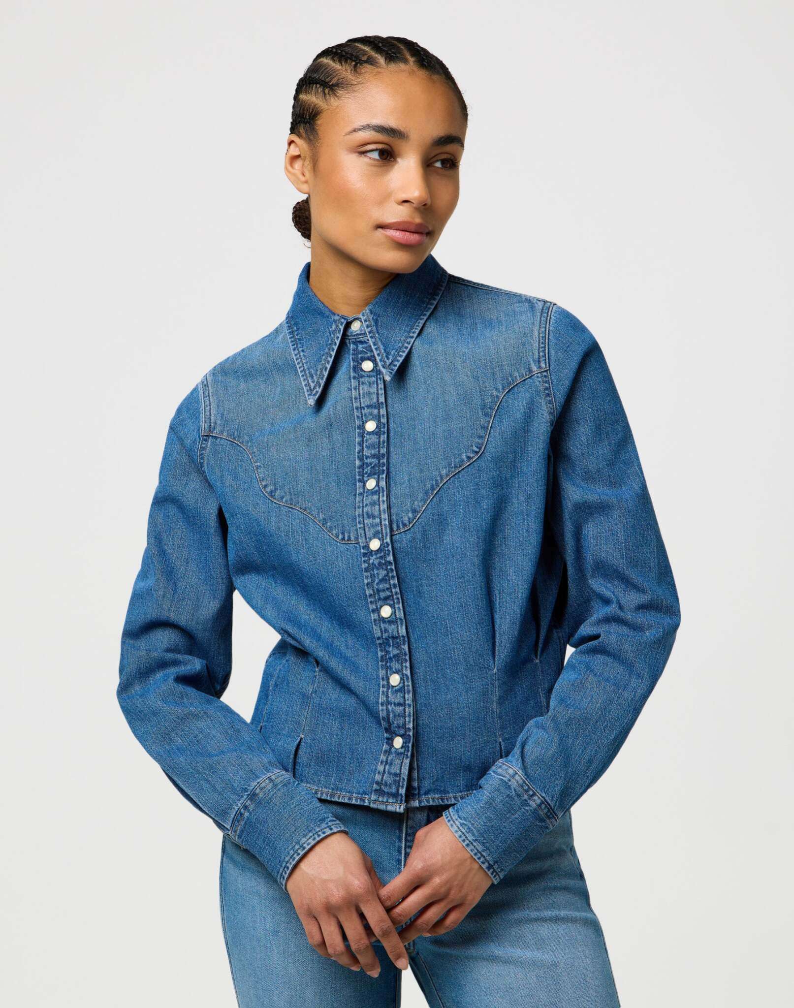 Camicia Femme Peplum in camicie a mano leggere Wrangler