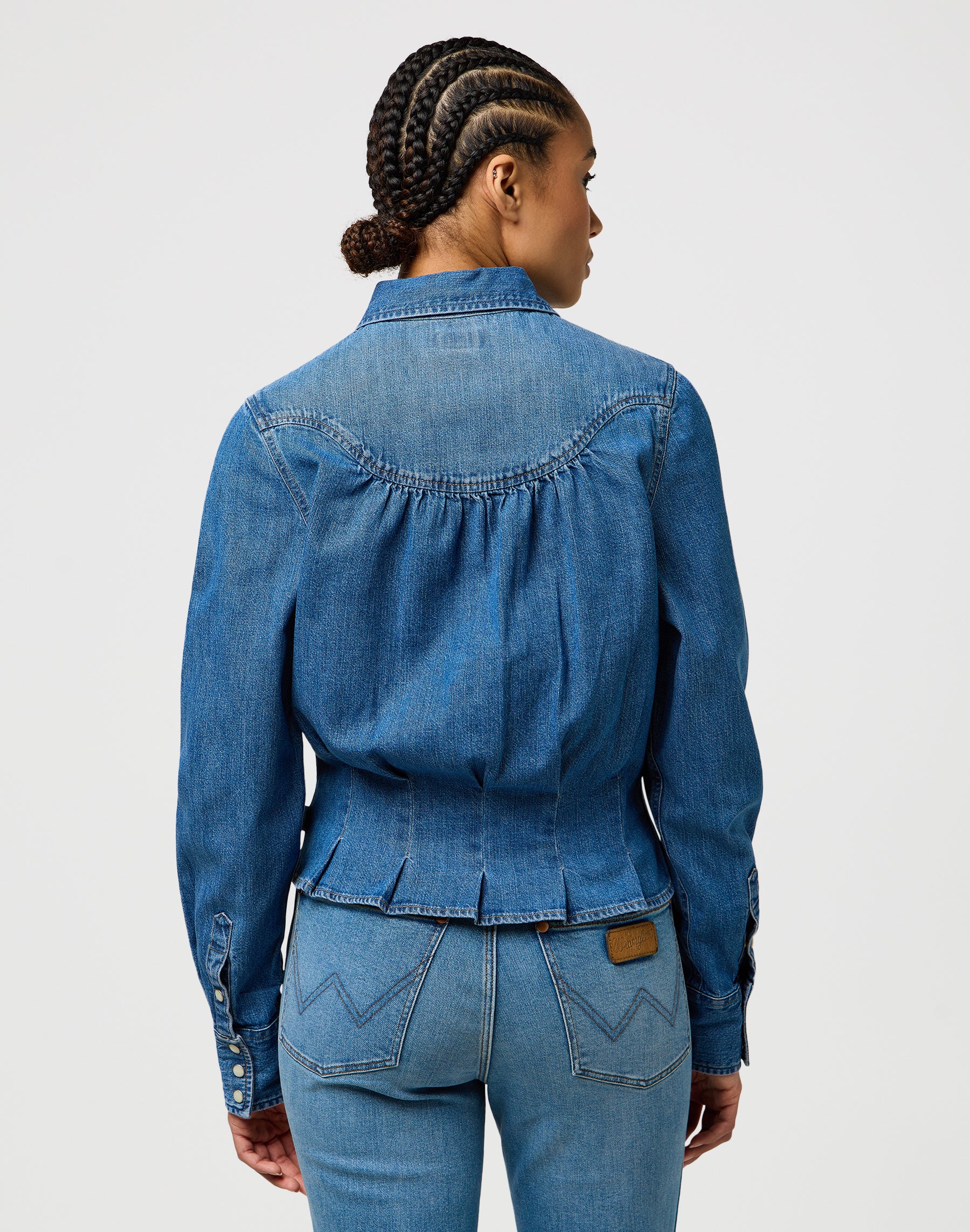 Camicia Femme Peplum in camicie a mano leggere Wrangler