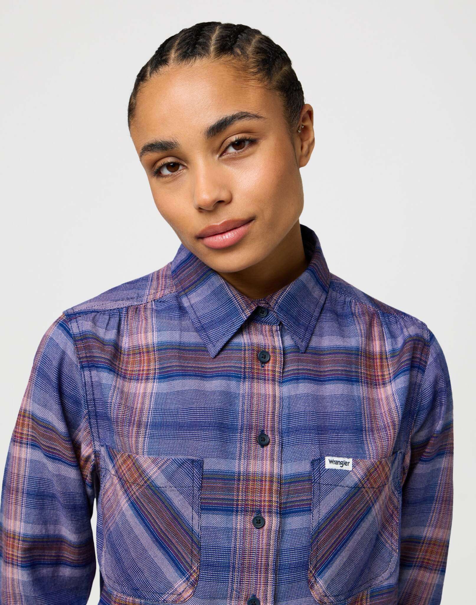 Camicia Western femminile in terra rossa Camicie Wrangler
